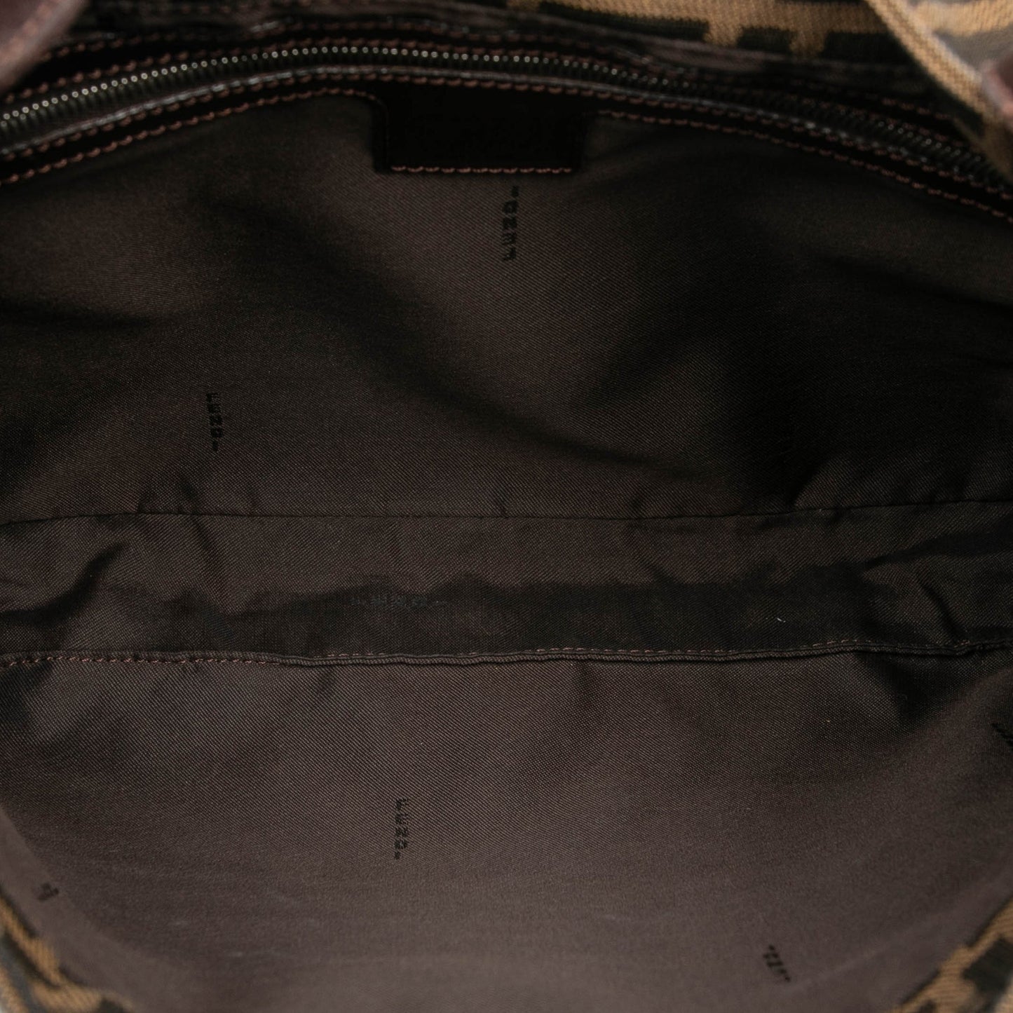 Fendi Zucca Canvas Shoulder Bag