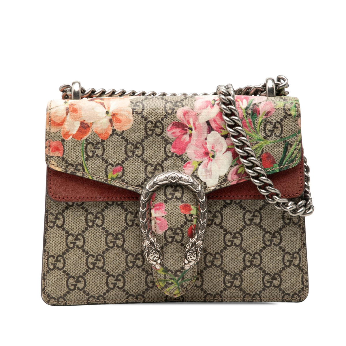 Gucci Small GG Supreme Blooms Dionysus Crossbody