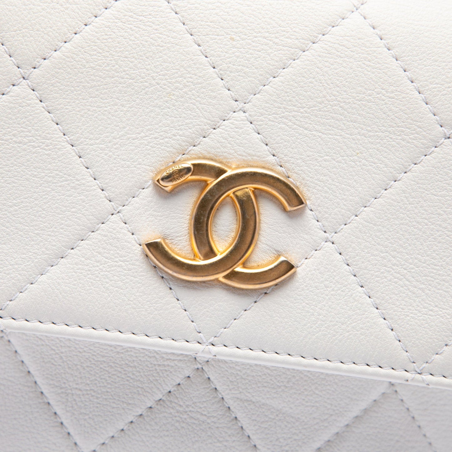 Chanel Small Quilted Calfskin About Pearls Hobo