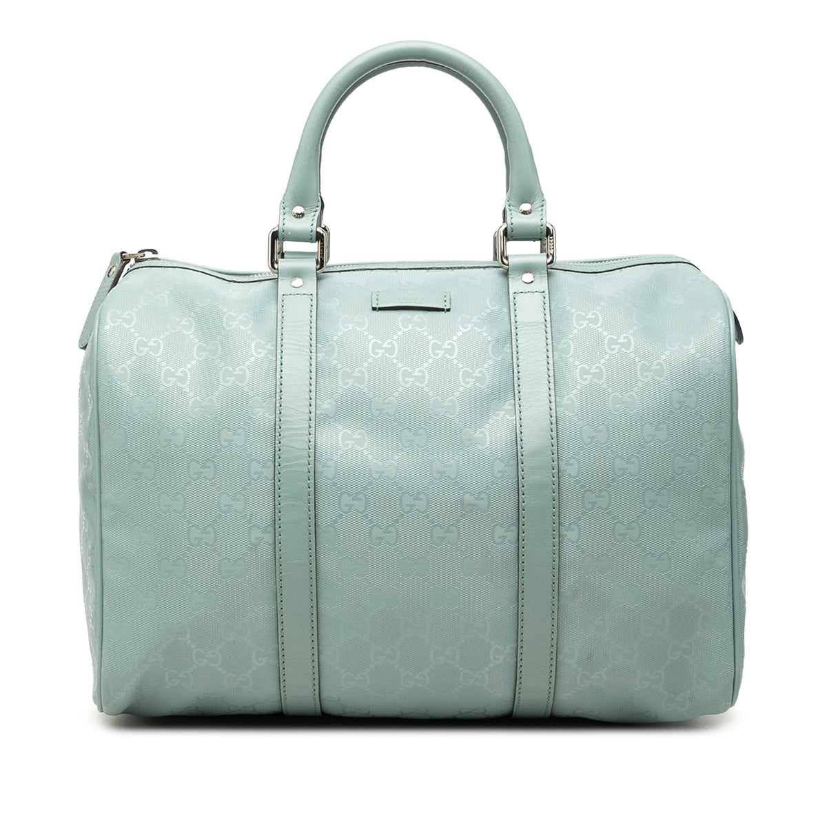 Gucci Medium GG Imprime Joy Boston Bag — Blue