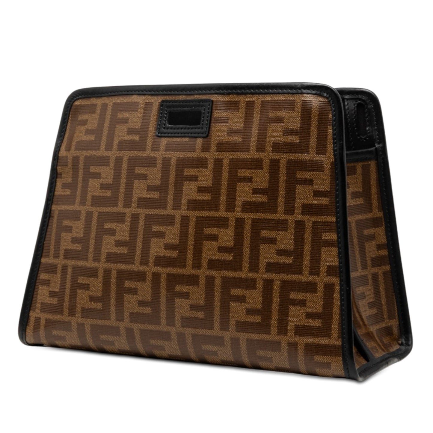 Fendi Small Zucca Coated Canvas Peekaboo Defender