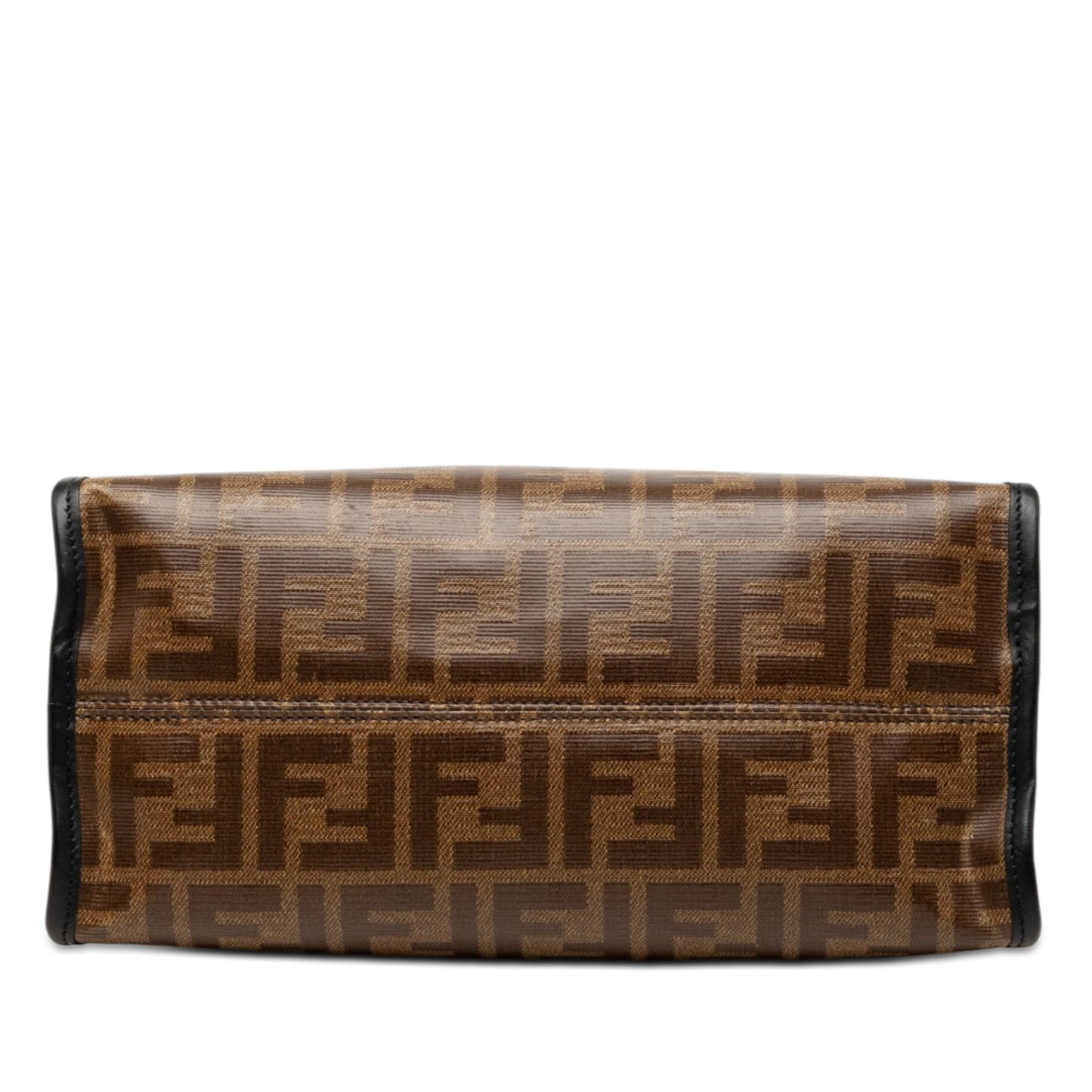 Fendi Small Zucca Coated Canvas Peekaboo Defender