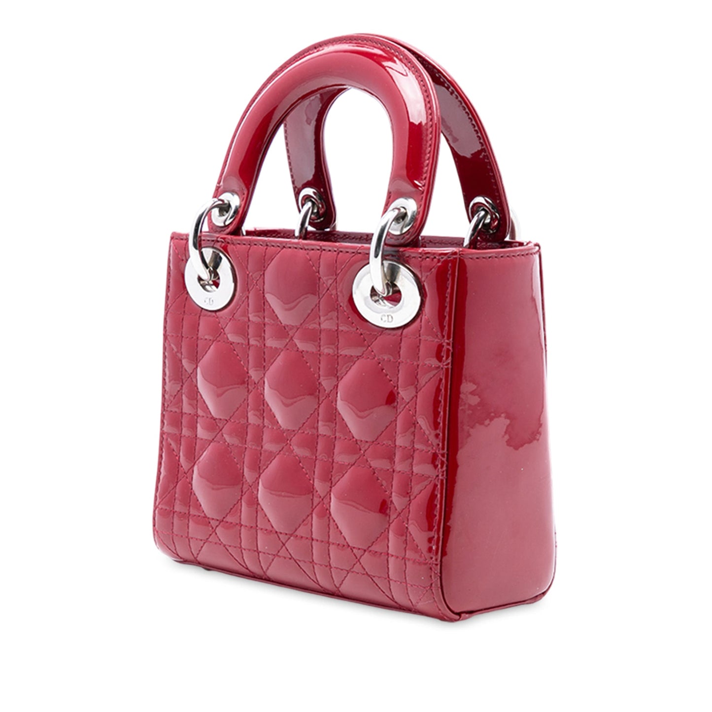 Dior Mini Patent Cannage Lady Dior
