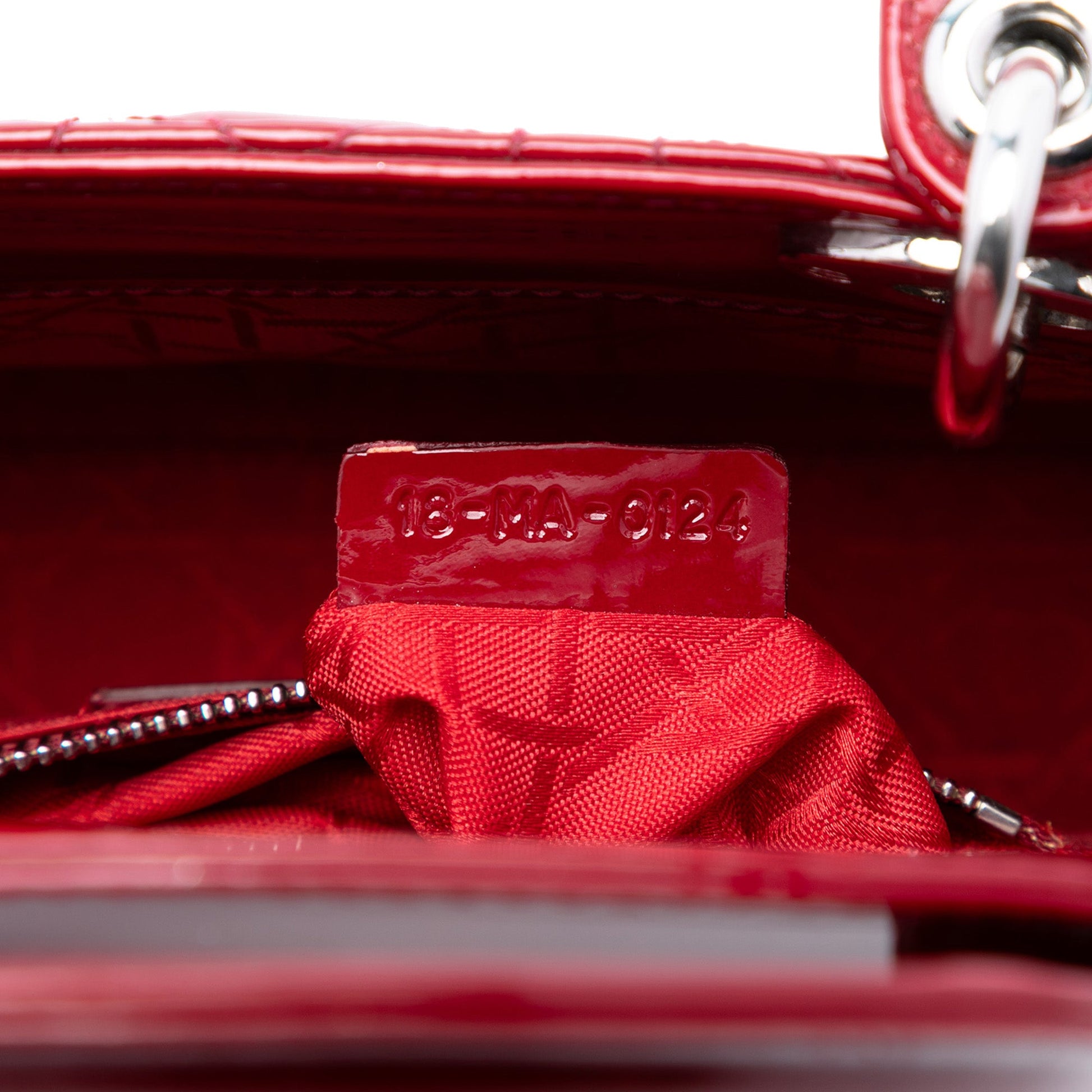 Dior Mini Patent Cannage Lady Dior