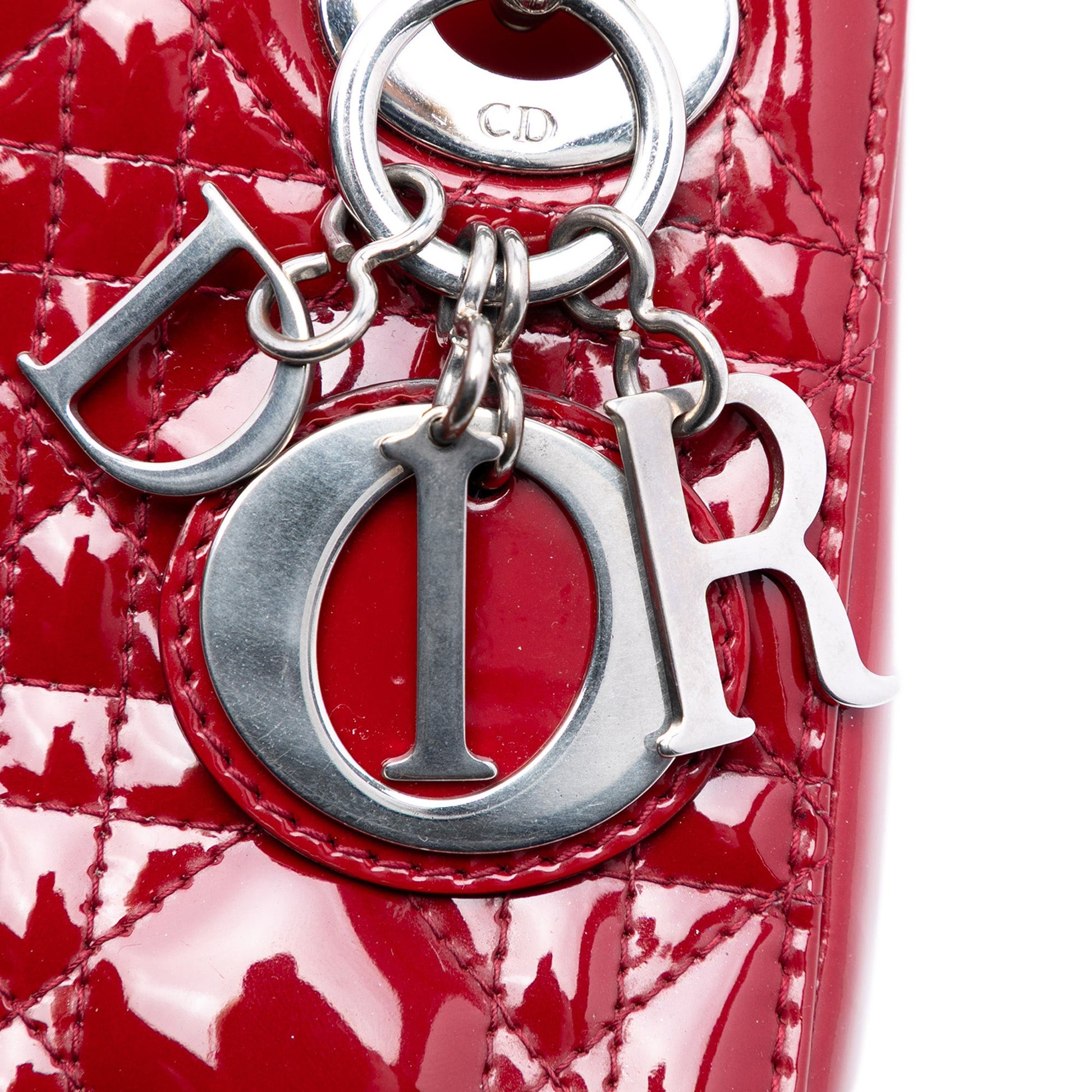 Dior Mini Patent Cannage Lady Dior