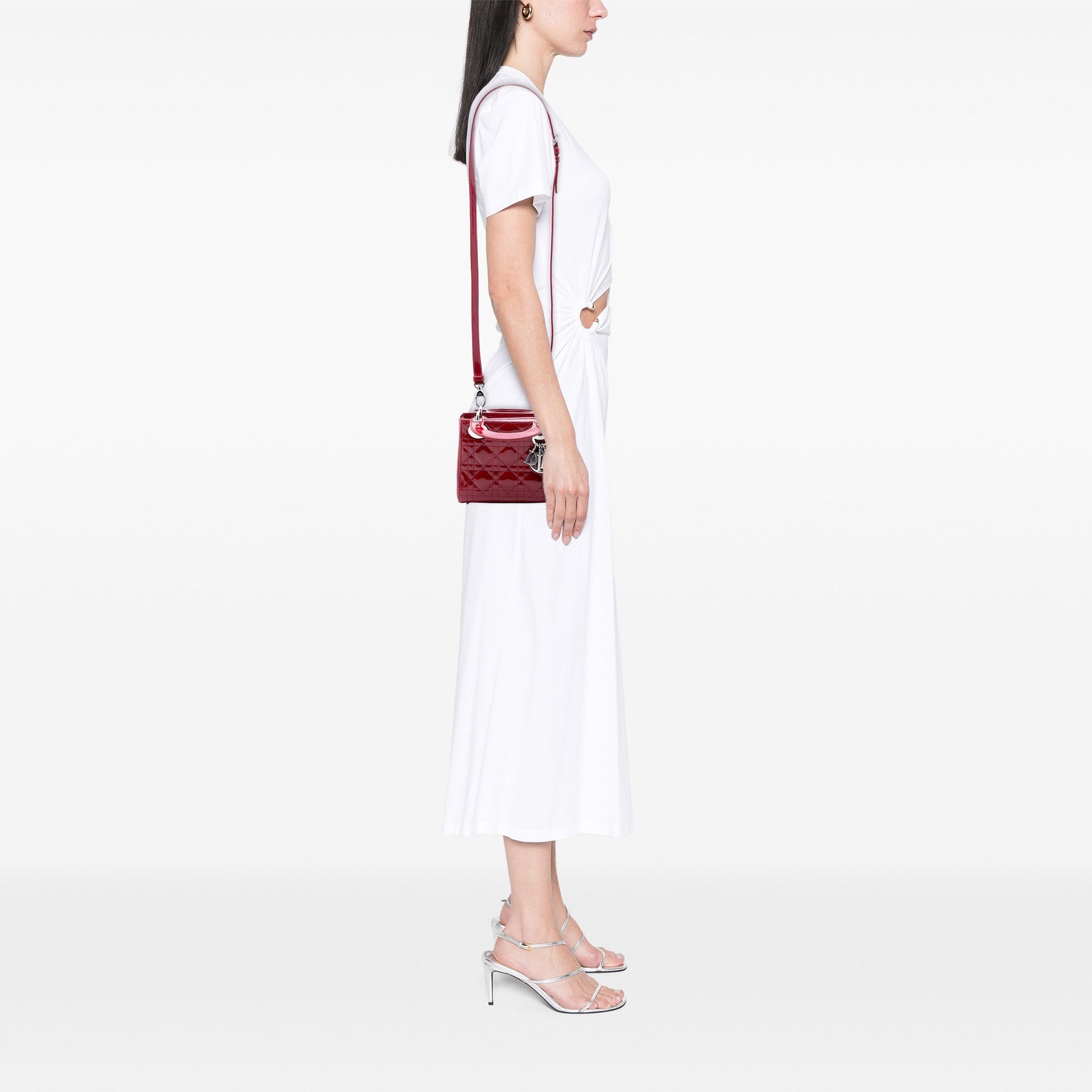 Dior Mini Patent Cannage Lady Dior