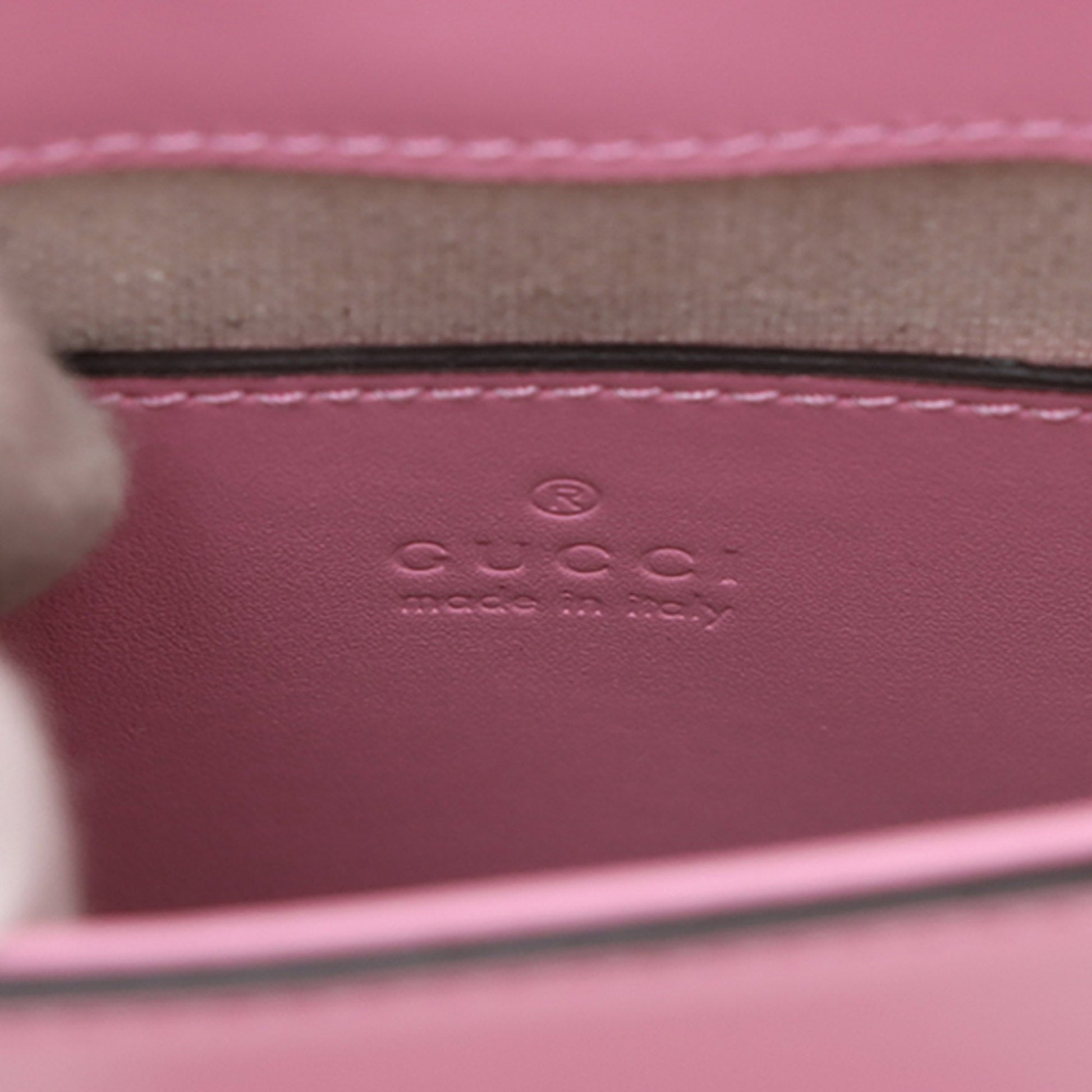 Gucci Mini Calfskin Bamboo Top Handle Bag