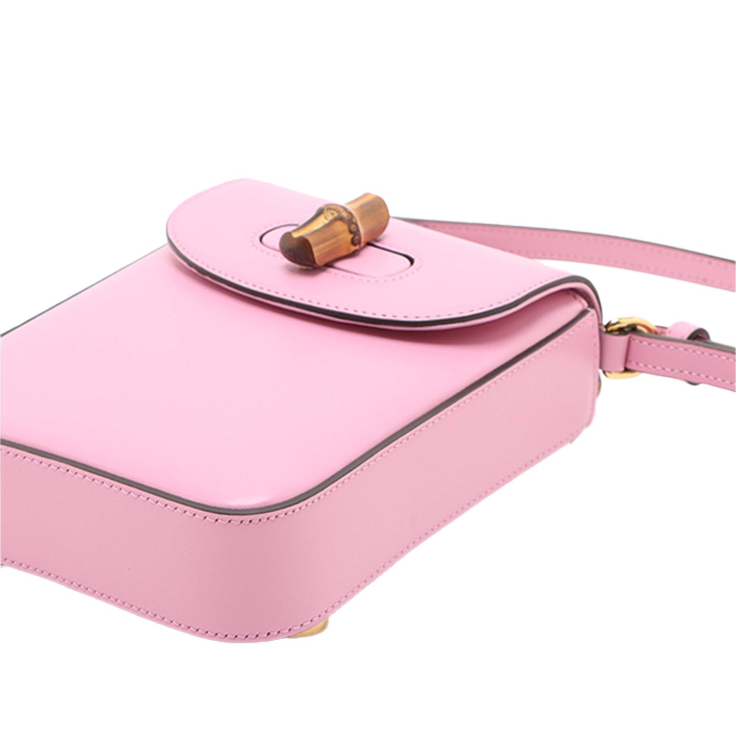 Gucci Mini Calfskin Bamboo Top Handle Bag