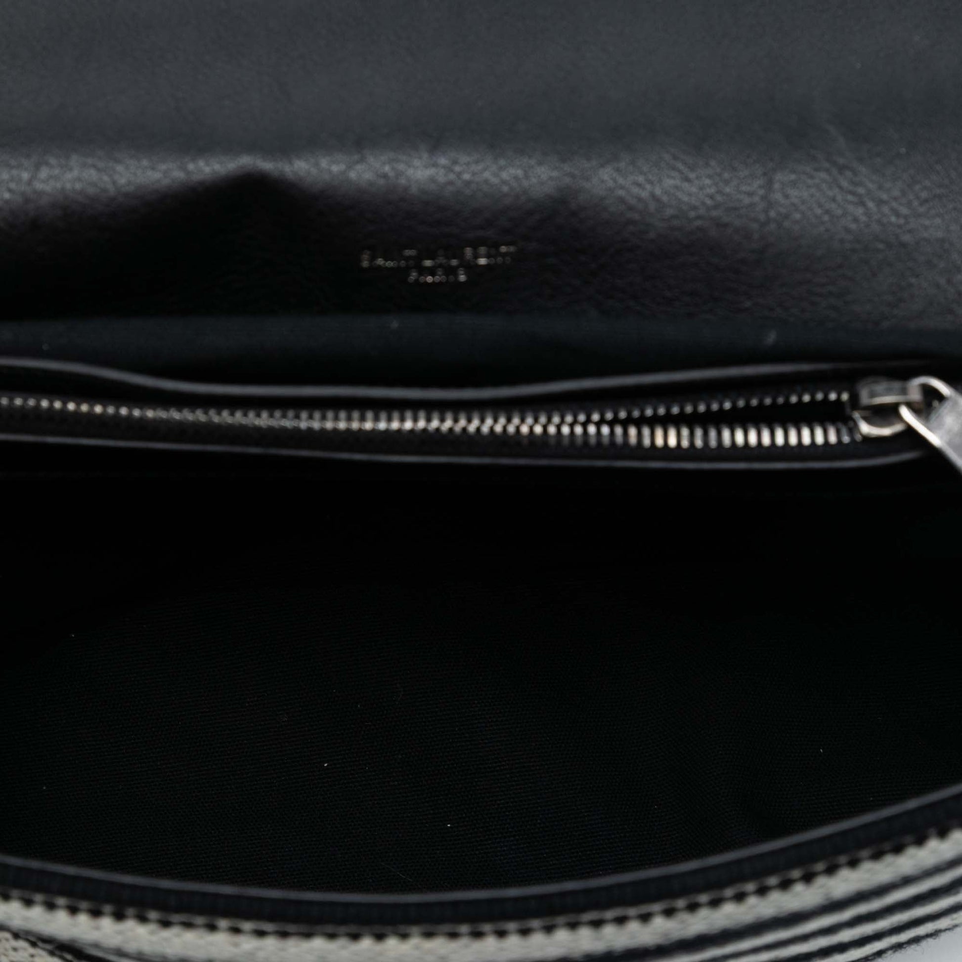 Saint Laurent Large Chevron Berber Monogram College Satchel