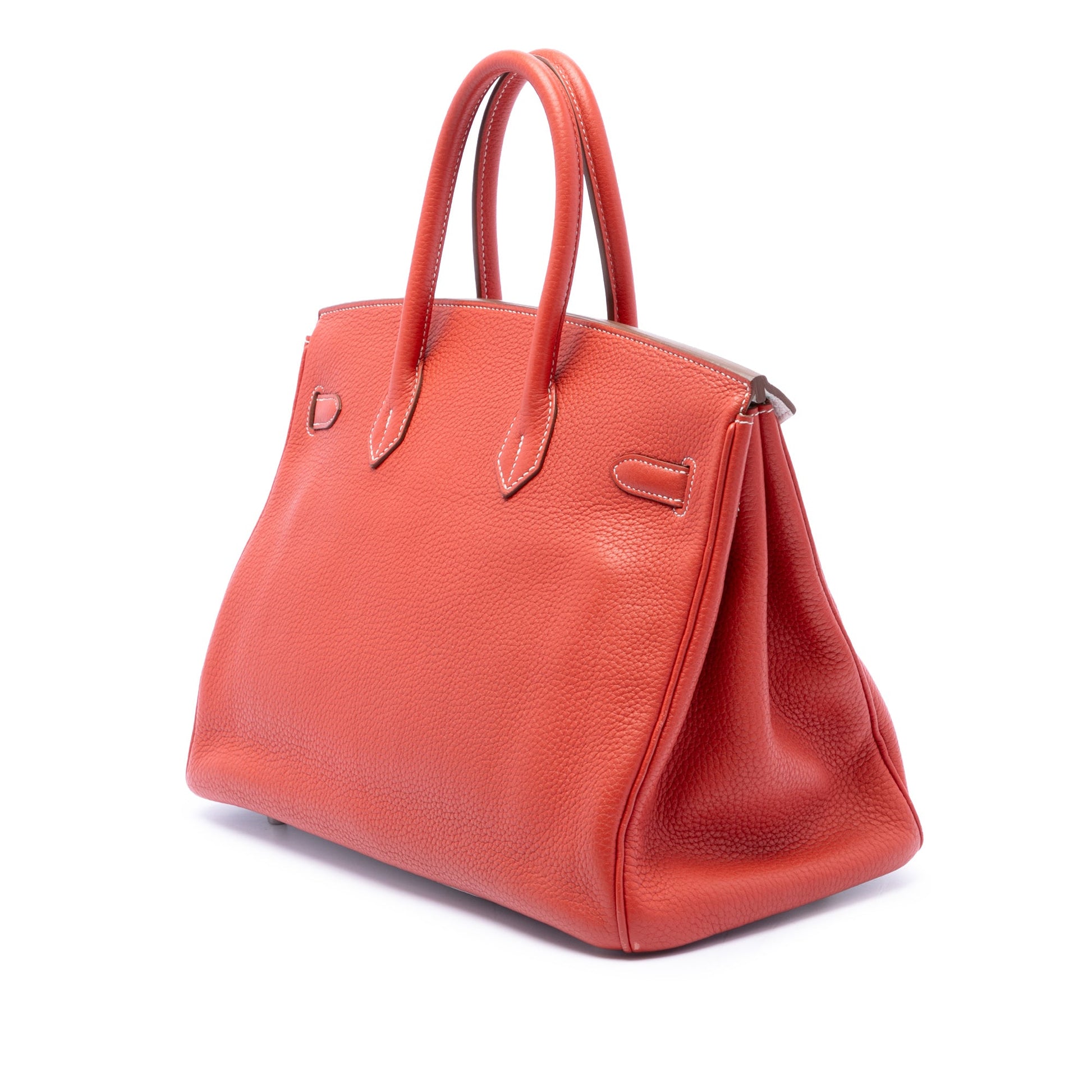 Hermès Limited Edition Bicolor Clemence Birkin Retourne 35