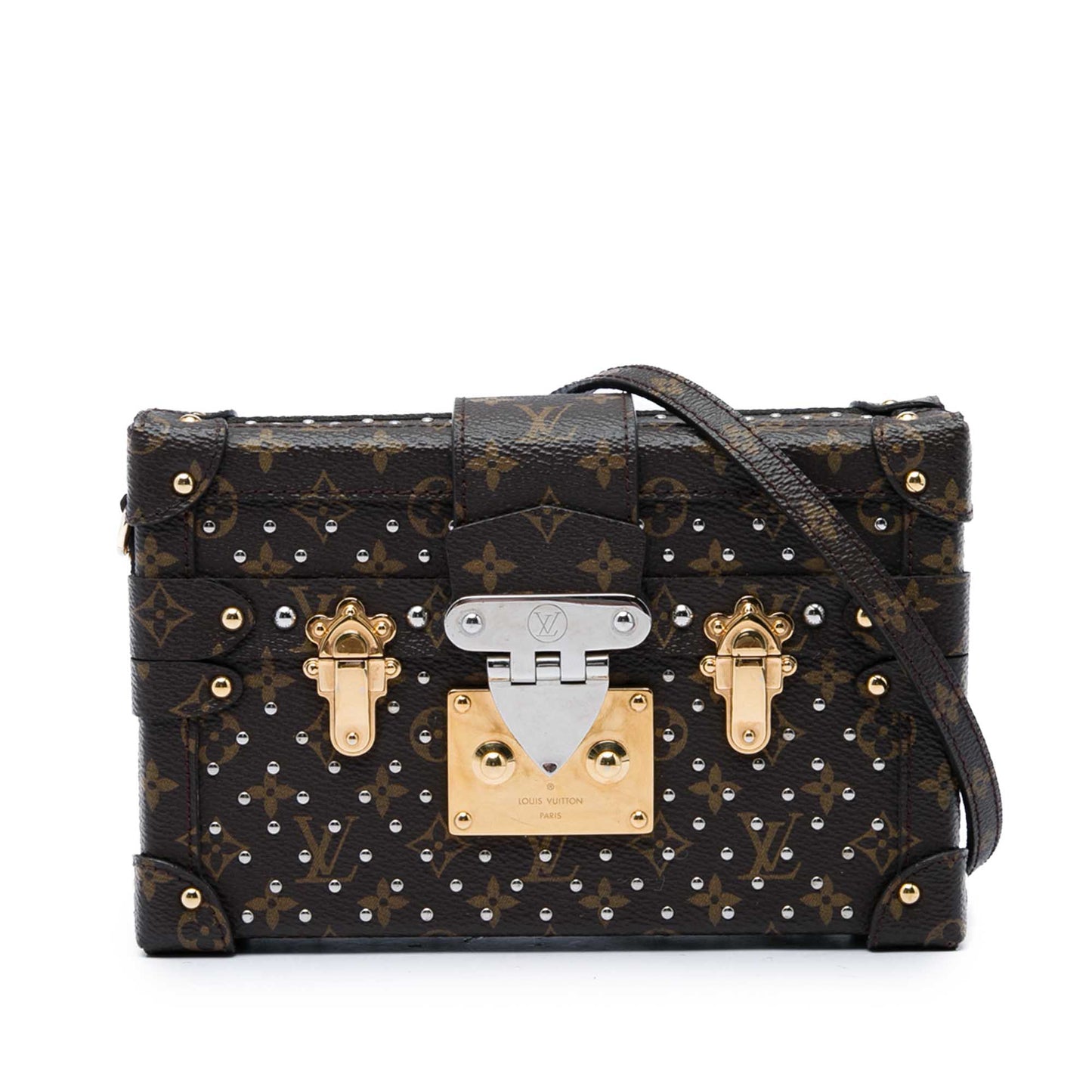 Louis Vuitton Monogram Studded Petite Malle