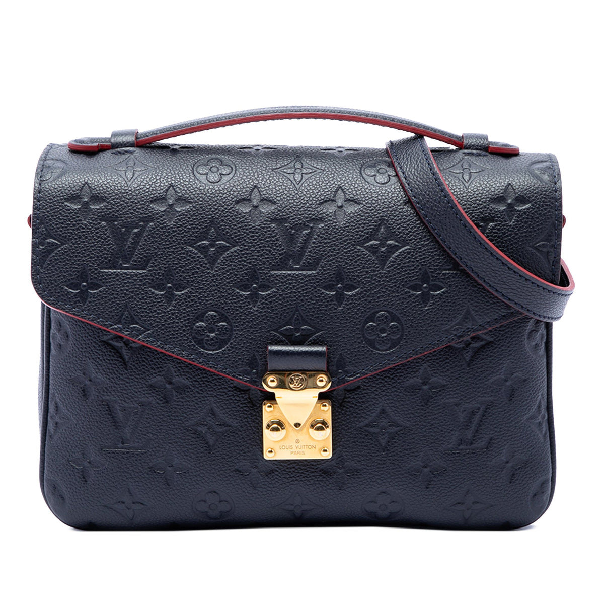 Louis Vuitton Monogram Empreinte Pochette Metis — Blue