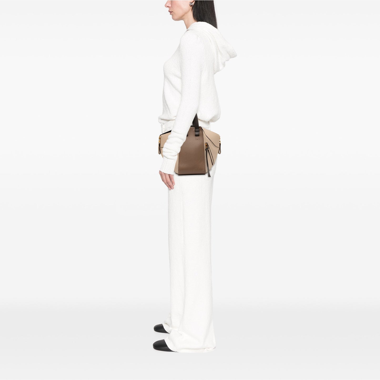 LOEWE Small Tricolor Soft Grained Calfskin Hammock Bag