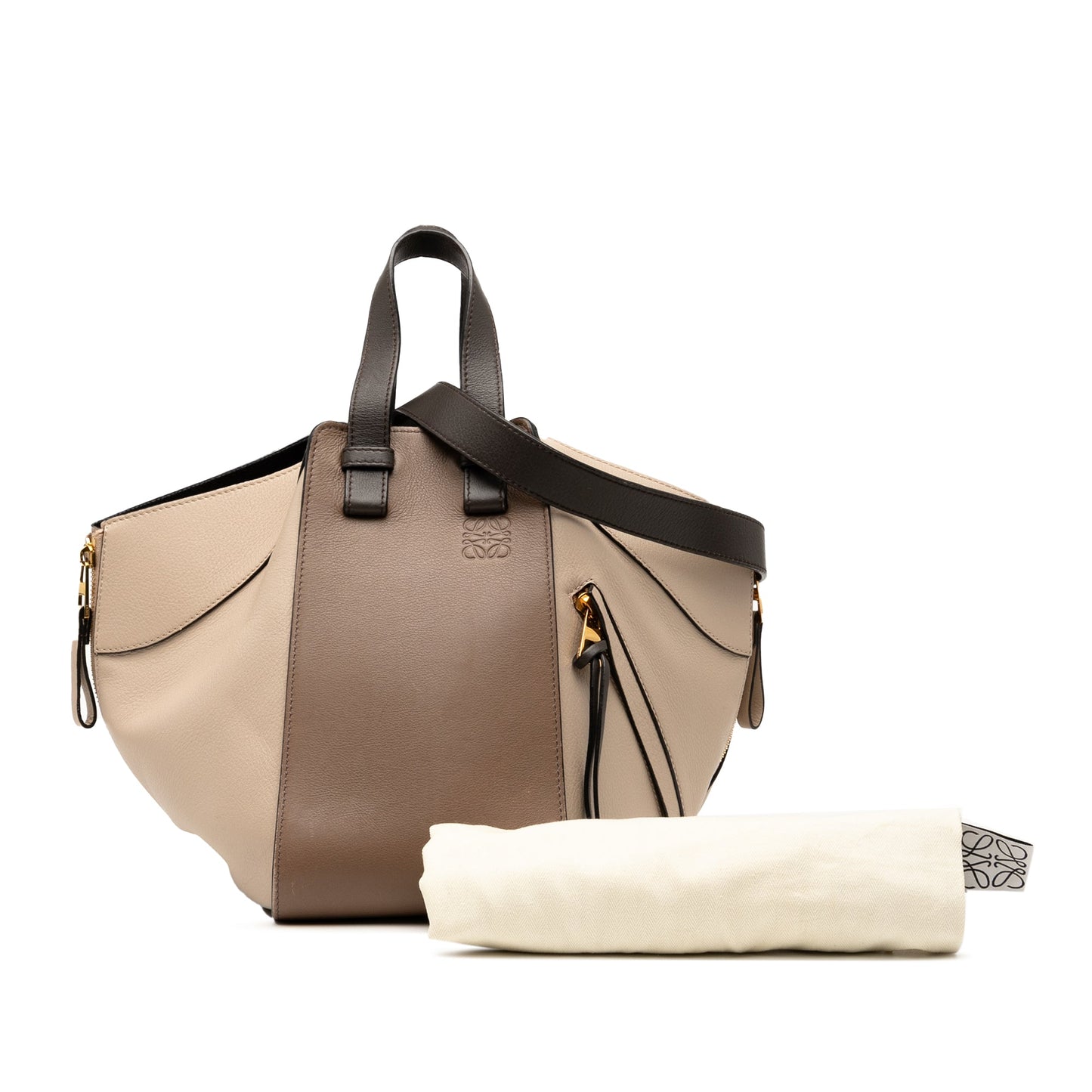 LOEWE Small Tricolor Soft Grained Calfskin Hammock Bag