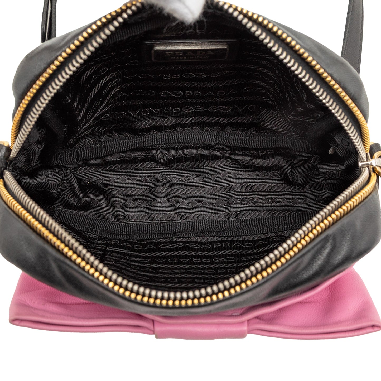Prada Nappa Fiocco Bow Crossbody