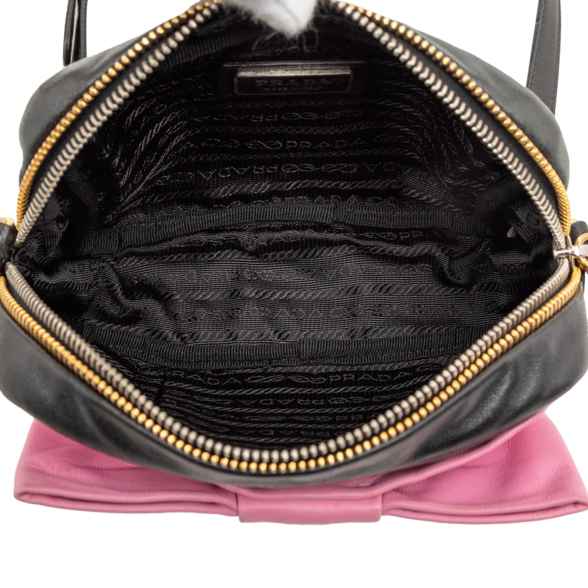 Prada Nappa Fiocco Bow Crossbody