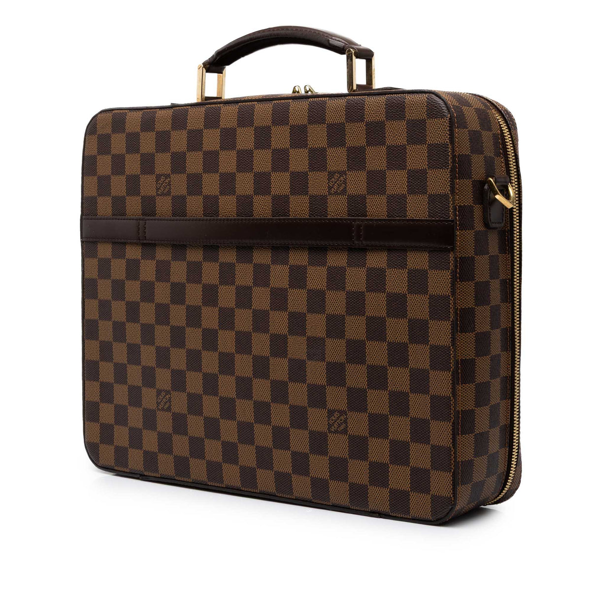 Louis Vuitton Damier Ebene Porte Ordinateur Sabana — Brown