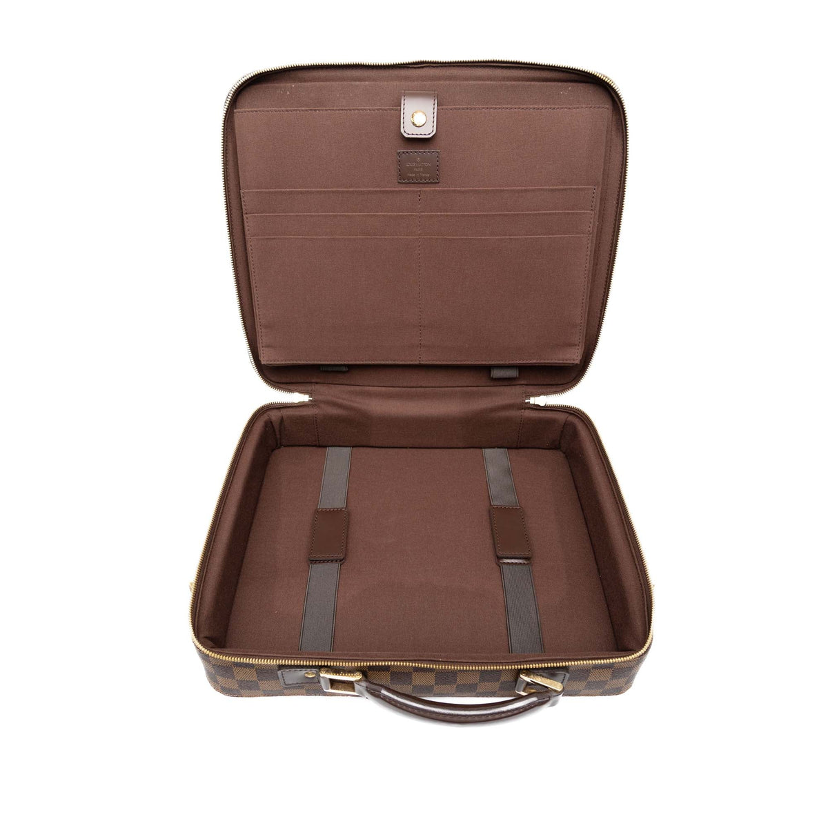 Louis Vuitton Damier Ebene Porte Ordinateur Sabana — Brown