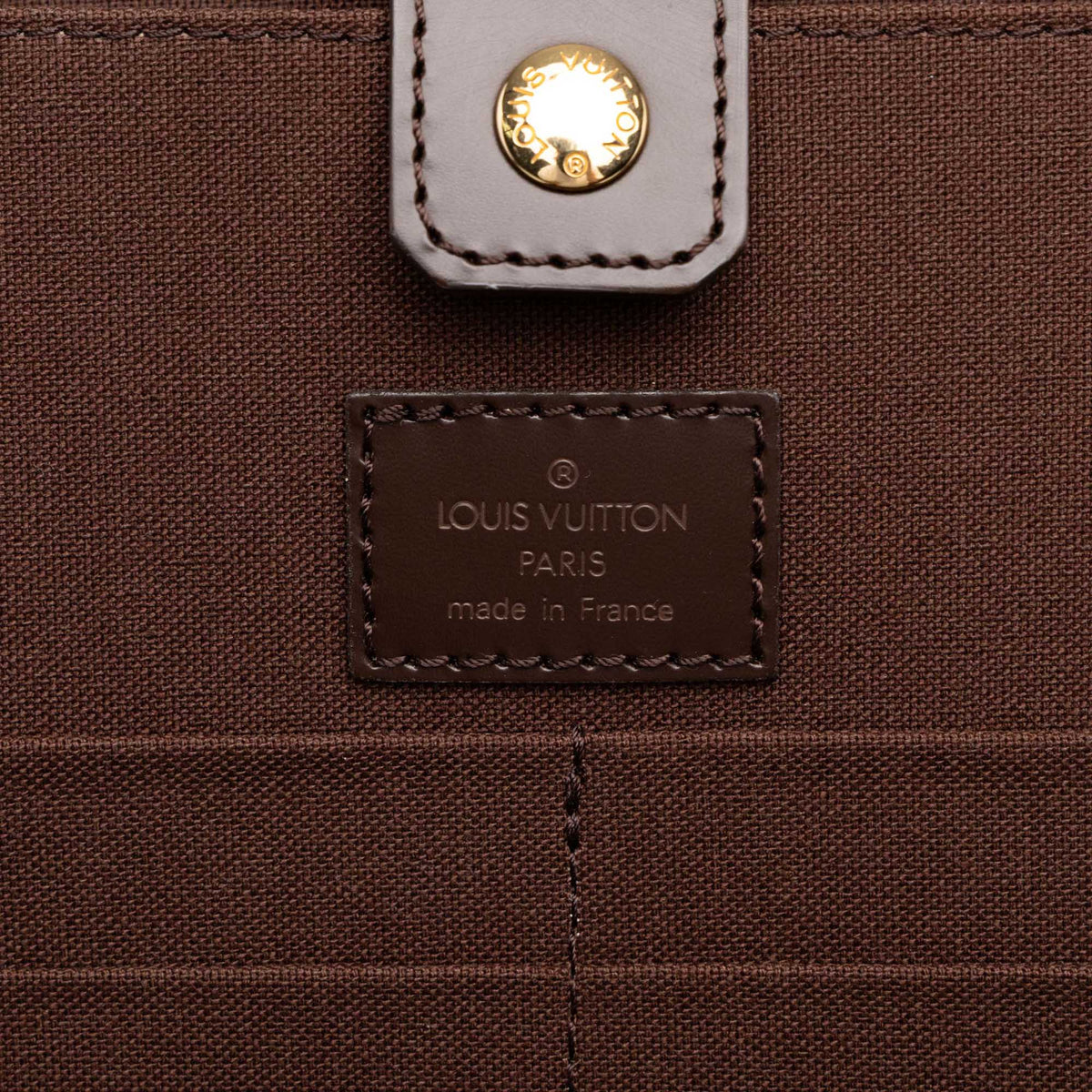 Louis Vuitton Damier Ebene Porte Ordinateur Sabana — Brown