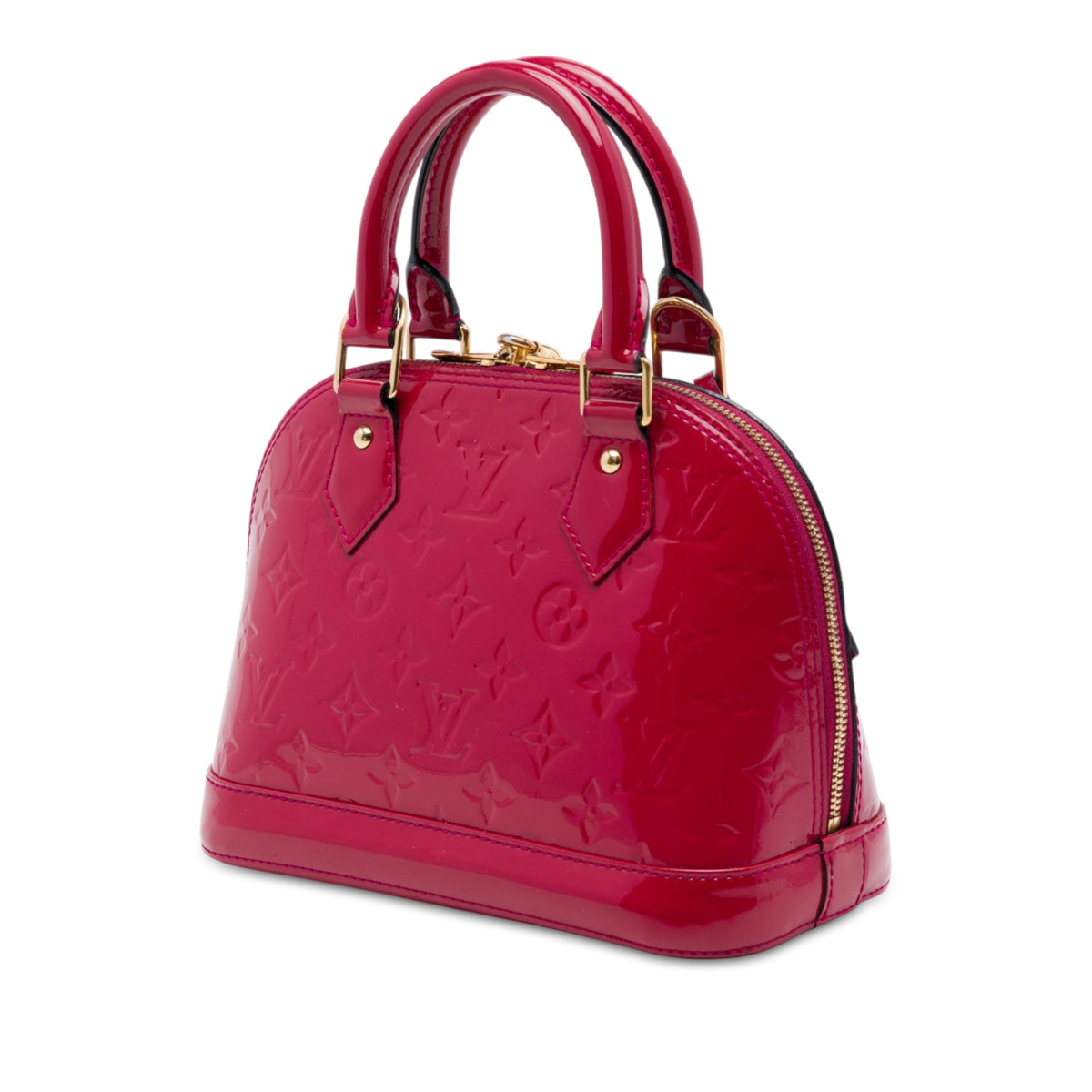 Louis Vuitton Monogram Vernis Alma BB — Pink