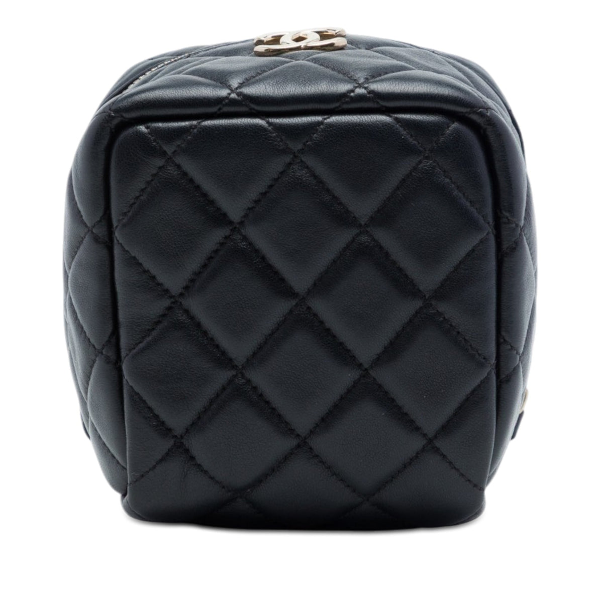 Chanel CC Quilted Lambskin Cube Vanity Bag