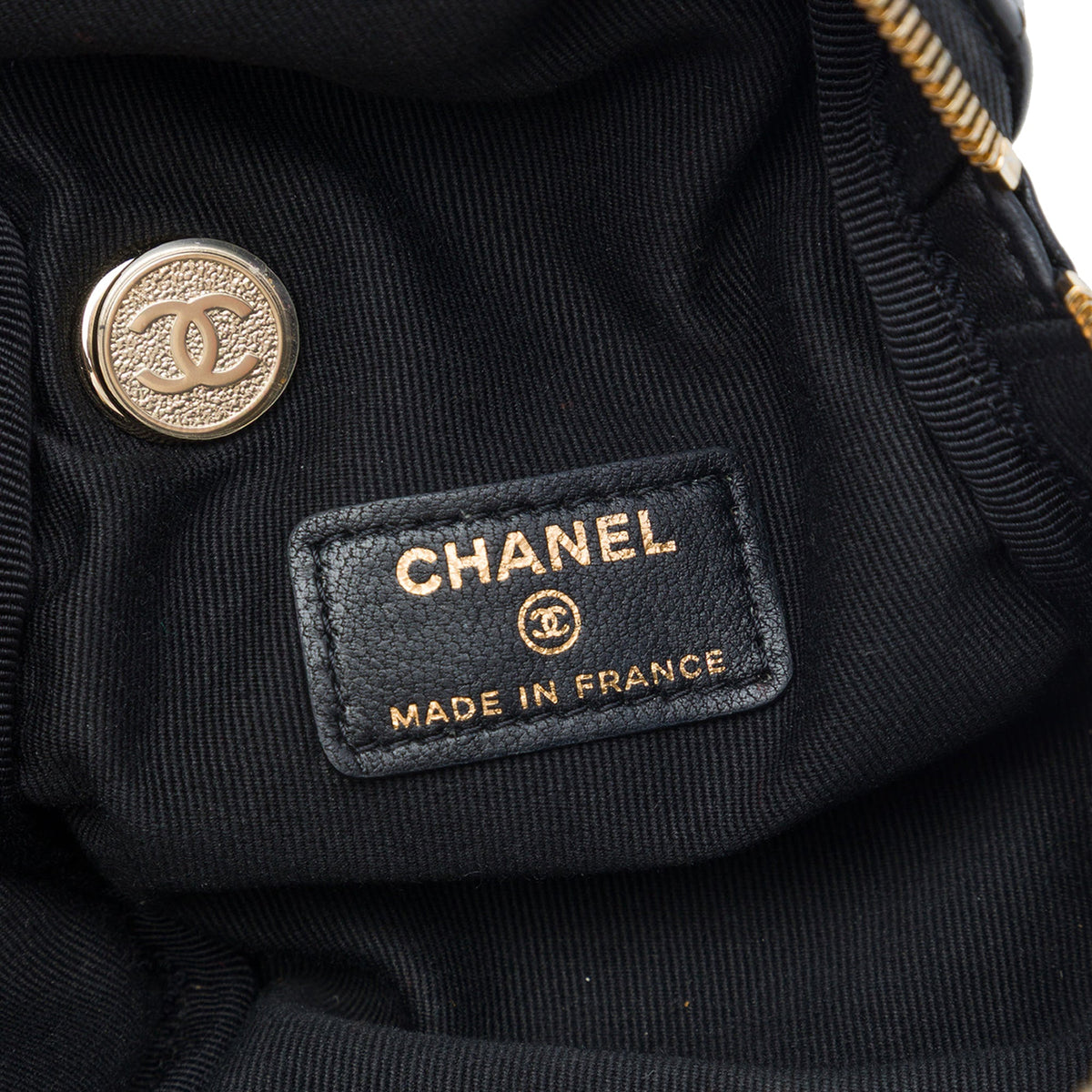 Chanel CC Quilted Lambskin Cube Vanity Bag