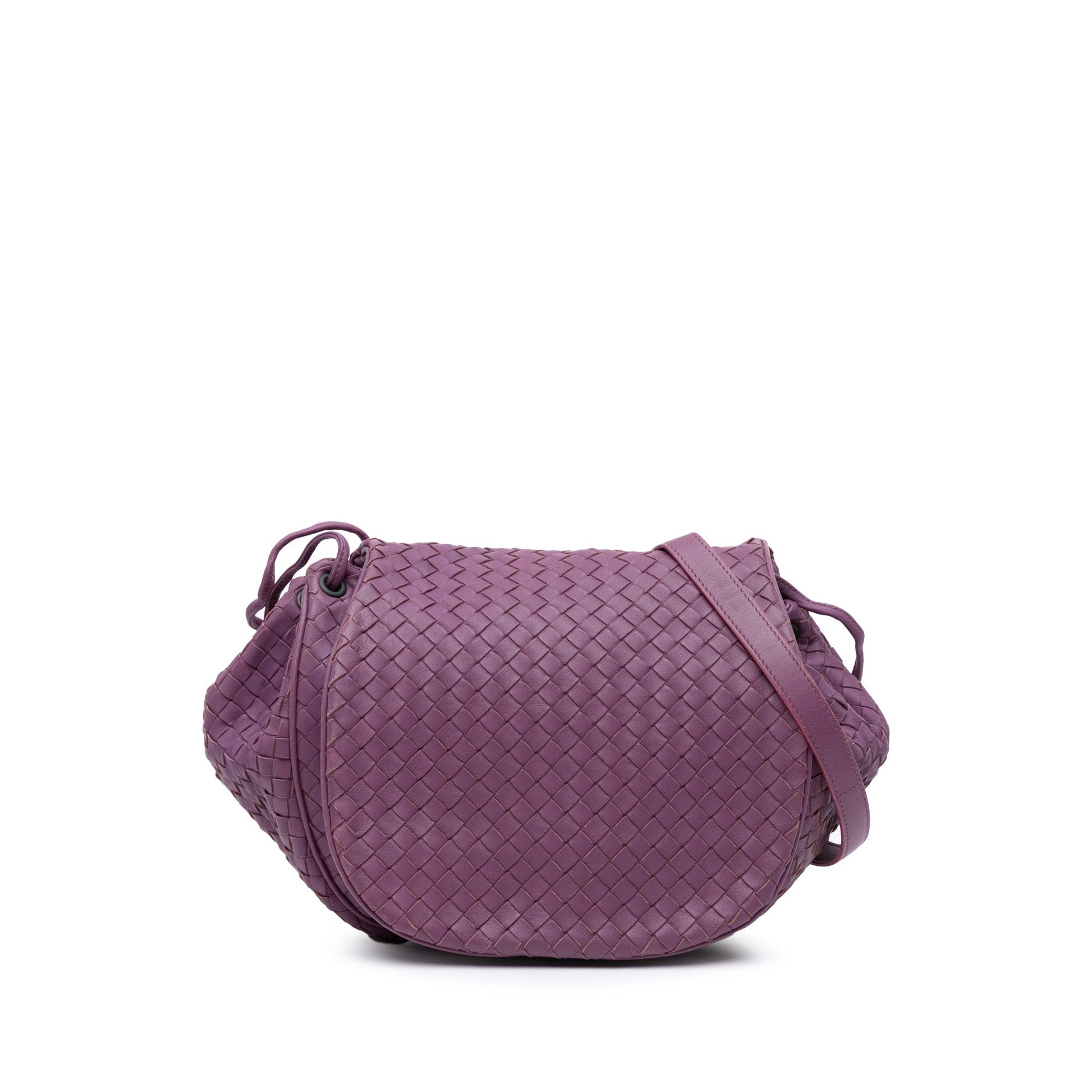 Bottega Veneta Nappa Intrecciato Flap Crossbody