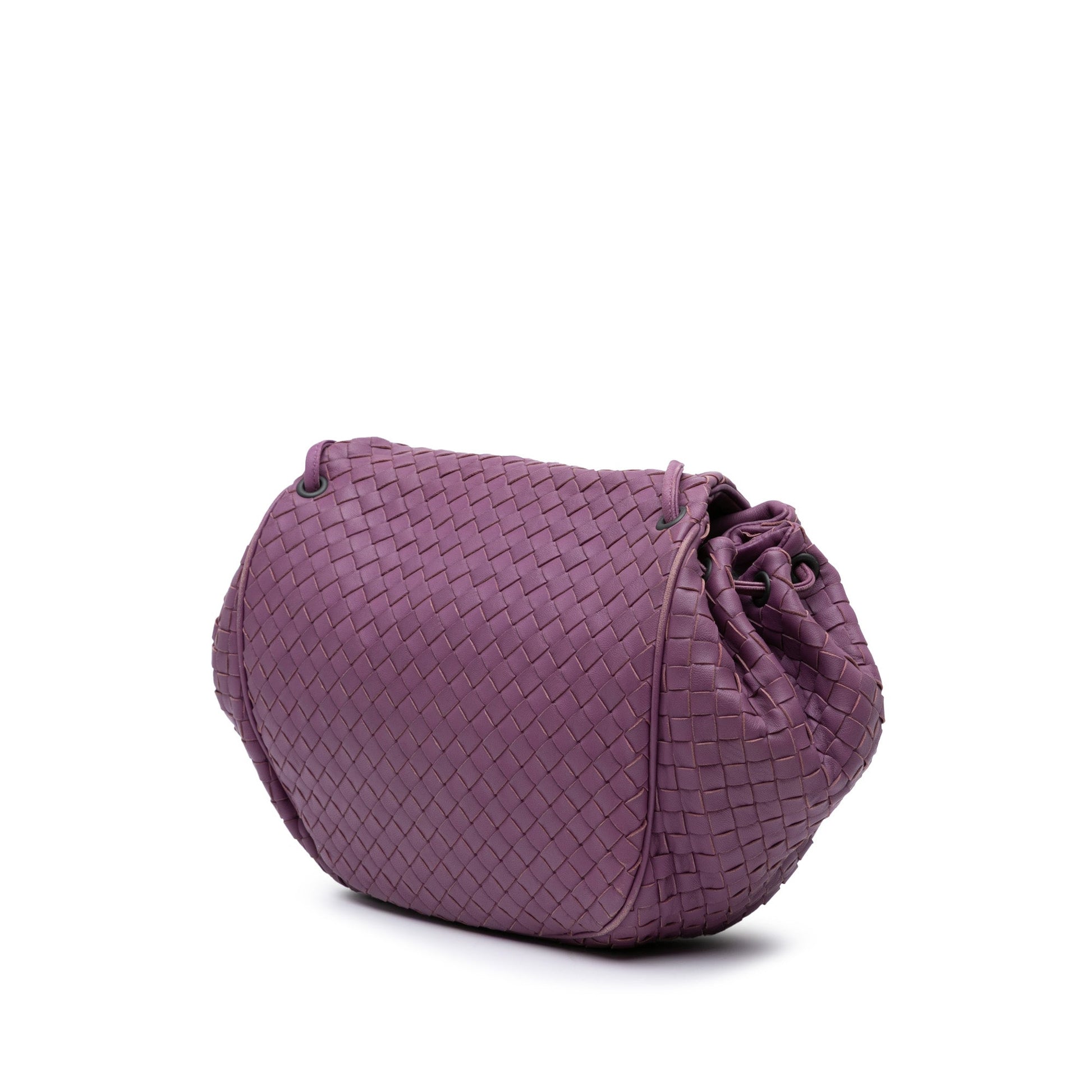 Bottega Veneta Nappa Intrecciato Flap Crossbody