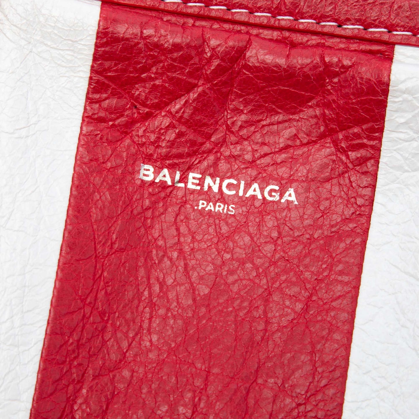 Balenciaga Lambskin Bazar Shopper Satchel M