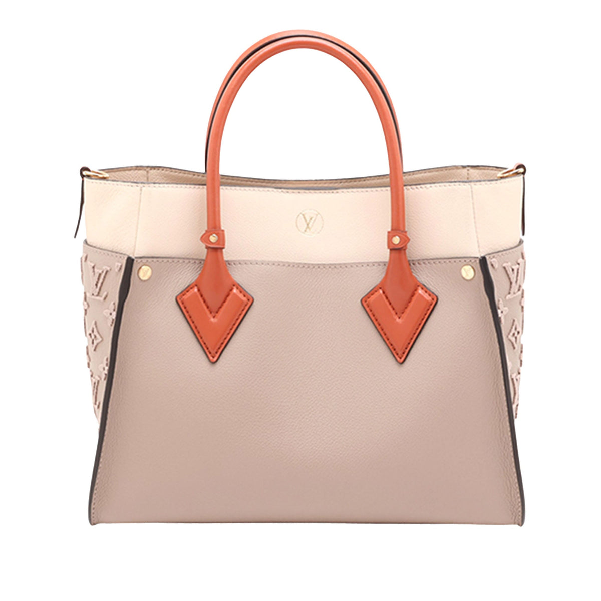 Louis Vuitton Monogram Tuftage On My Side MM — Beige