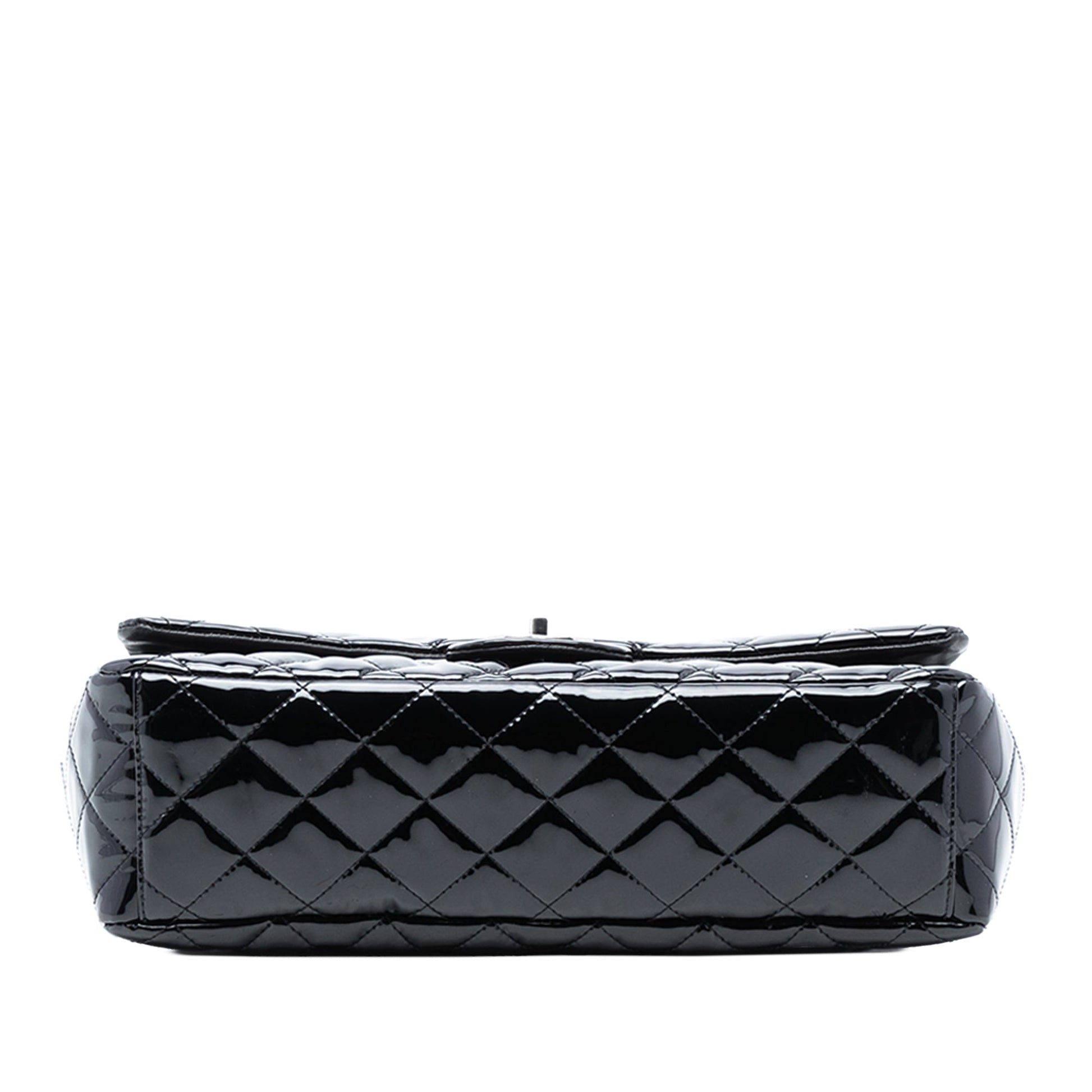 Chanel Maxi Classic Patent Double Flap