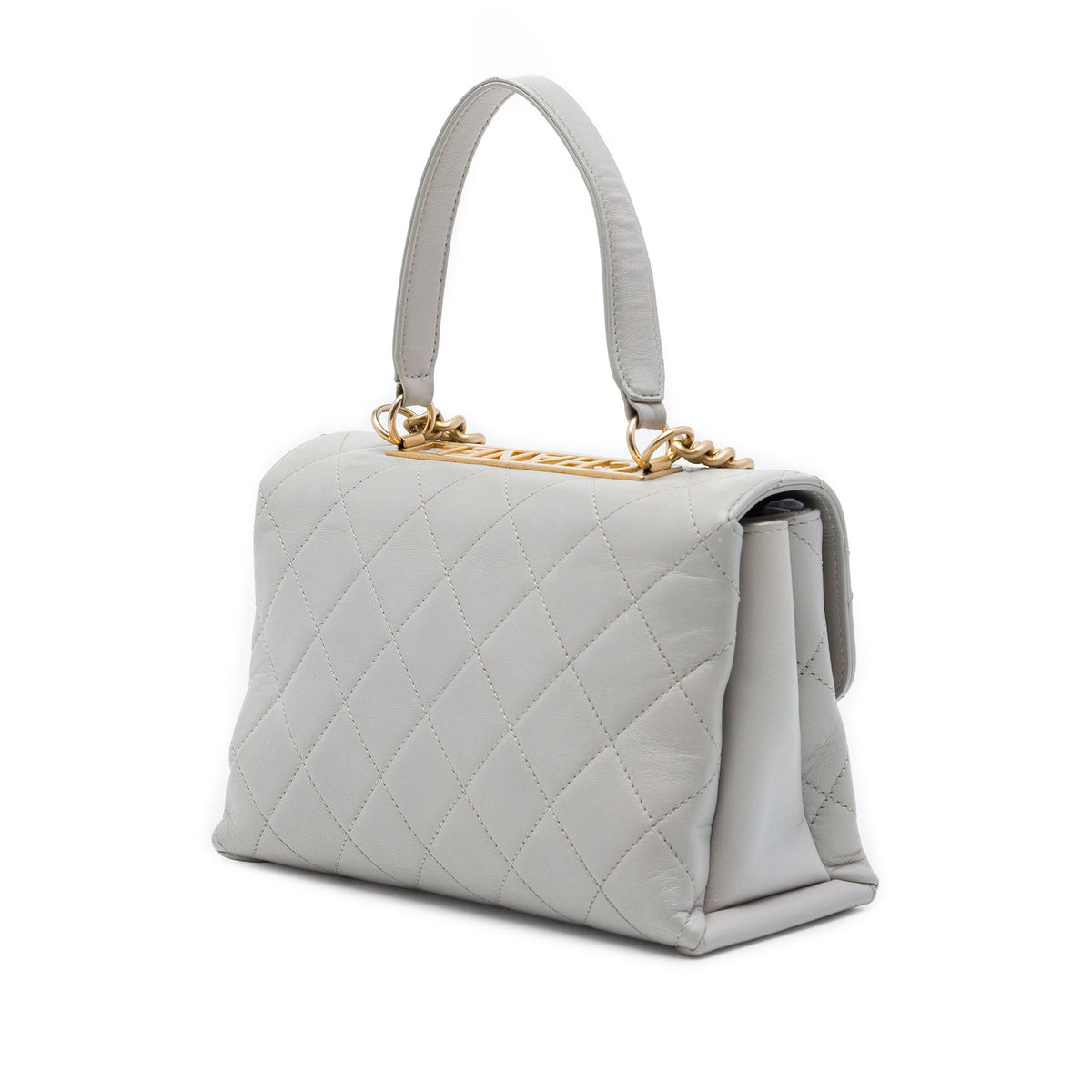 Chanel Medium Lambskin Trendy Spirit Top Handle Bag