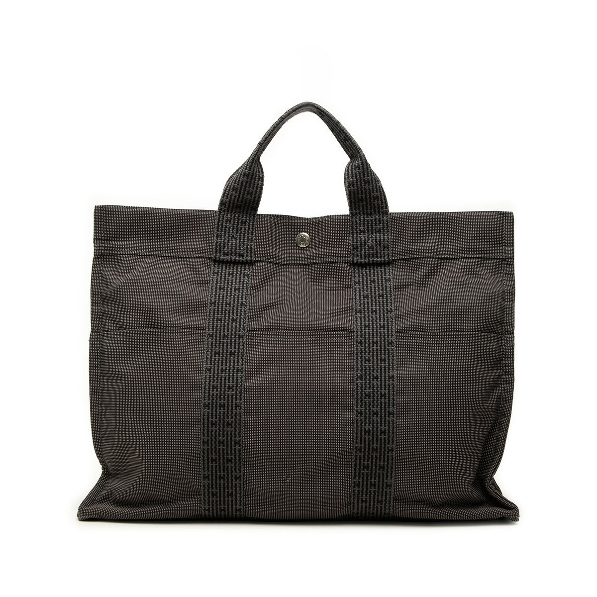 Hermès Canvas Herline MM — Gray