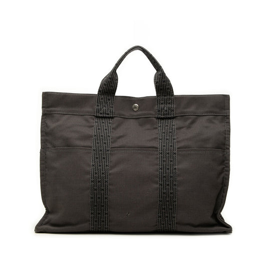 Hermès Canvas Herline MM — Gray