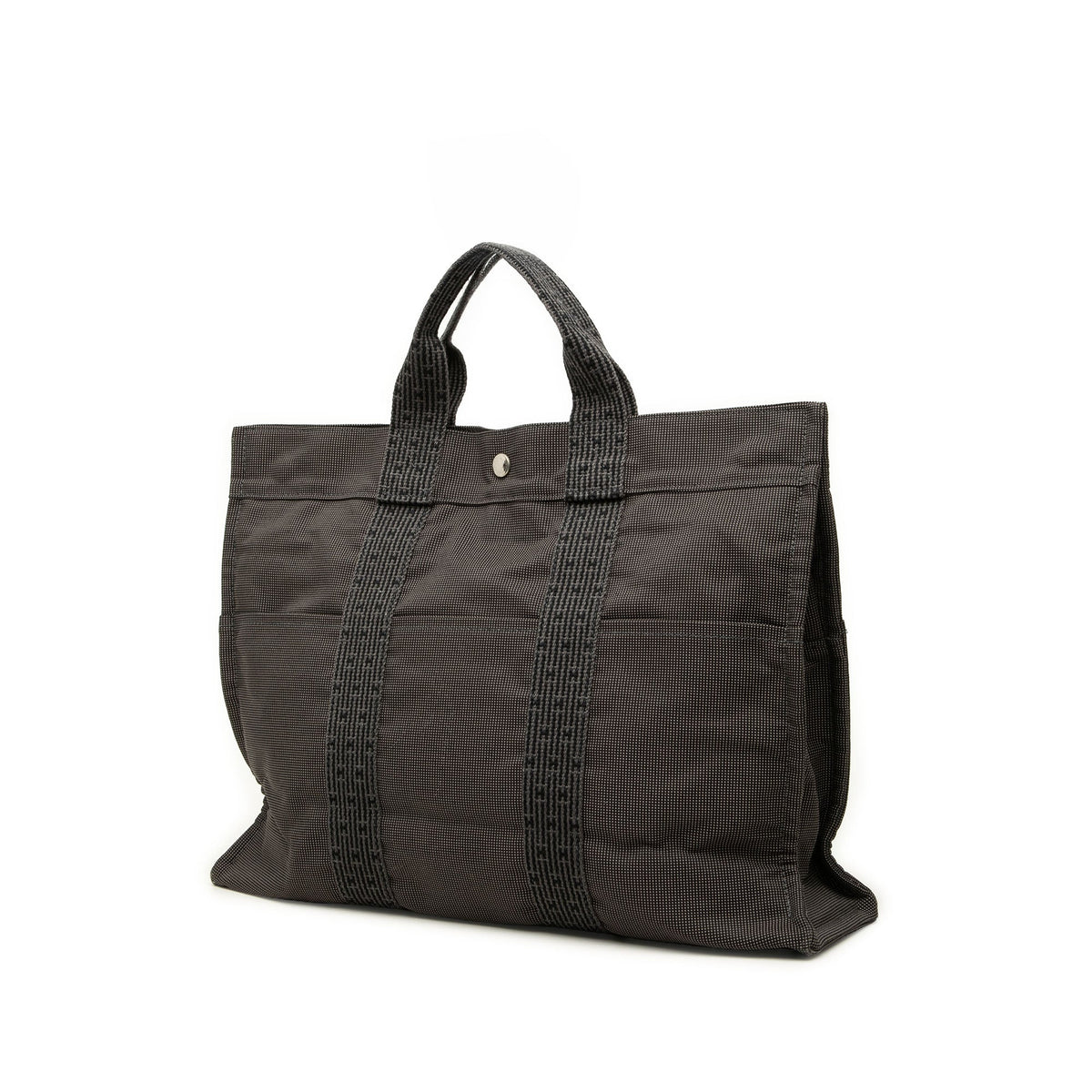 Hermès Canvas Herline MM — Gray