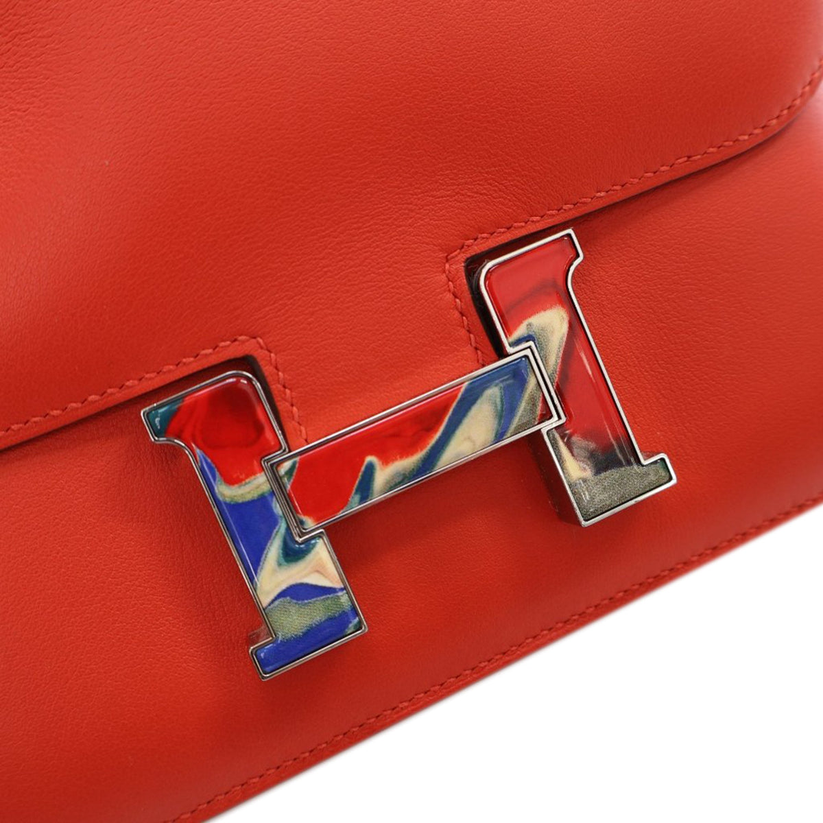 Hermès Mini Swift Marble Constance 18