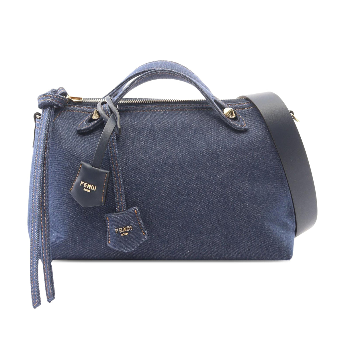 Fendi Medium Denim By The Way Soft Satchel