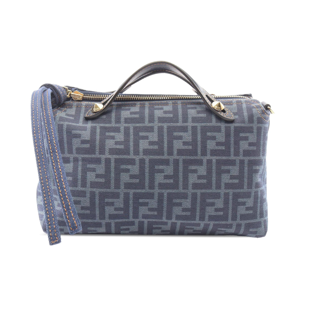Fendi Medium Denim By The Way Soft Satchel