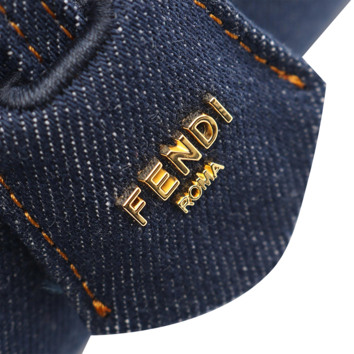 Fendi Medium Denim By The Way Soft Satchel
