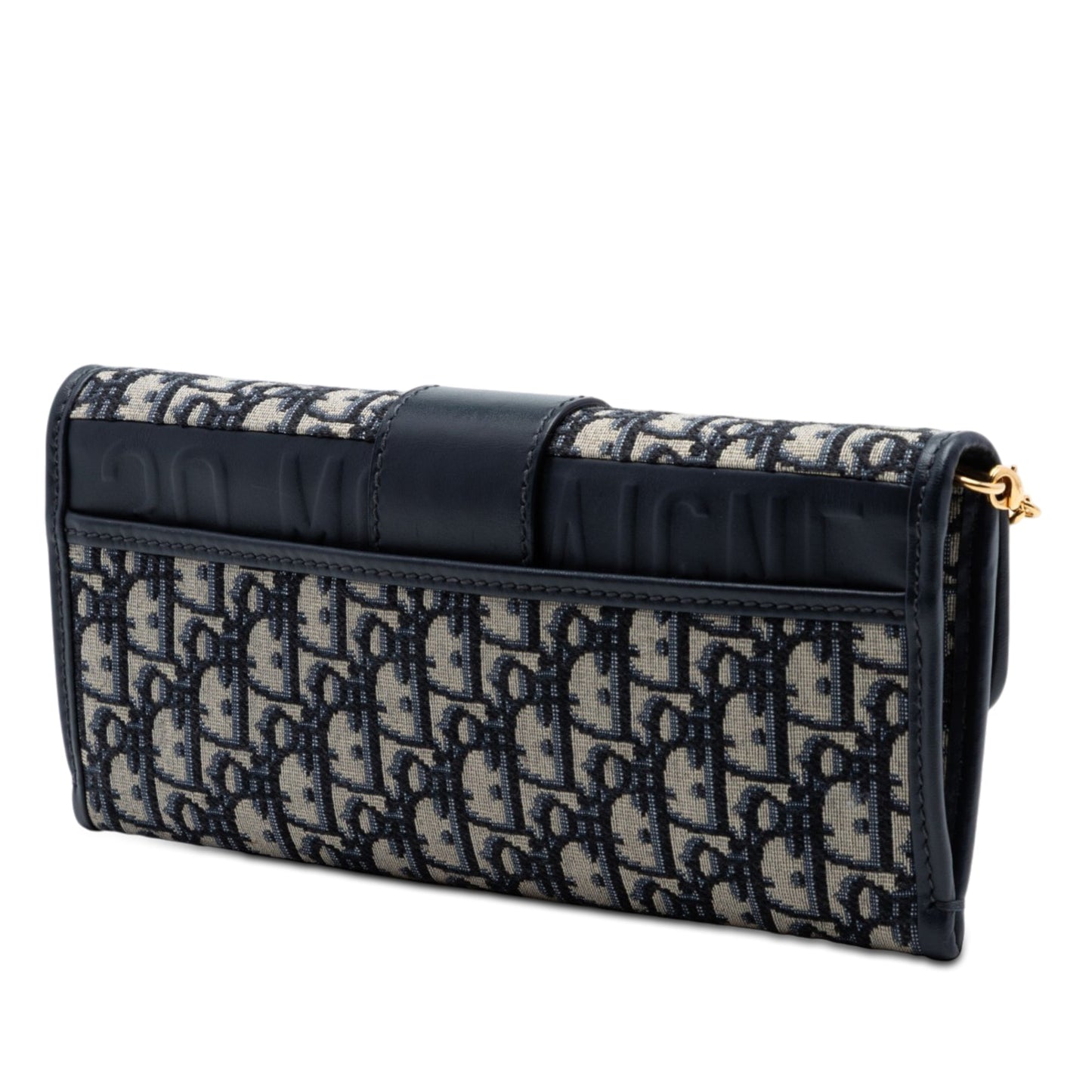 Dior Oblique Canvas 30 Montaigne Clutch With Chain