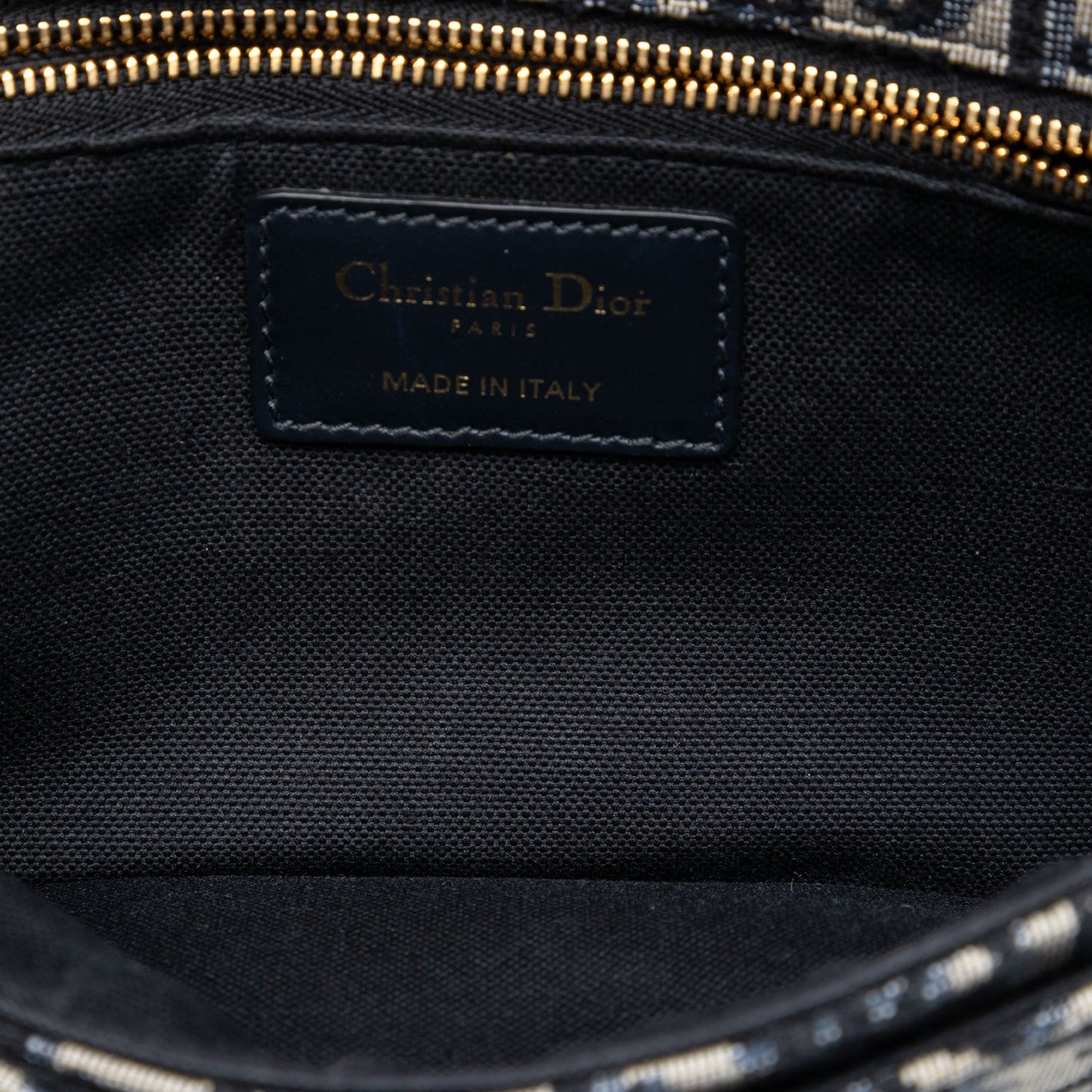 Dior Oblique Canvas 30 Montaigne Clutch With Chain