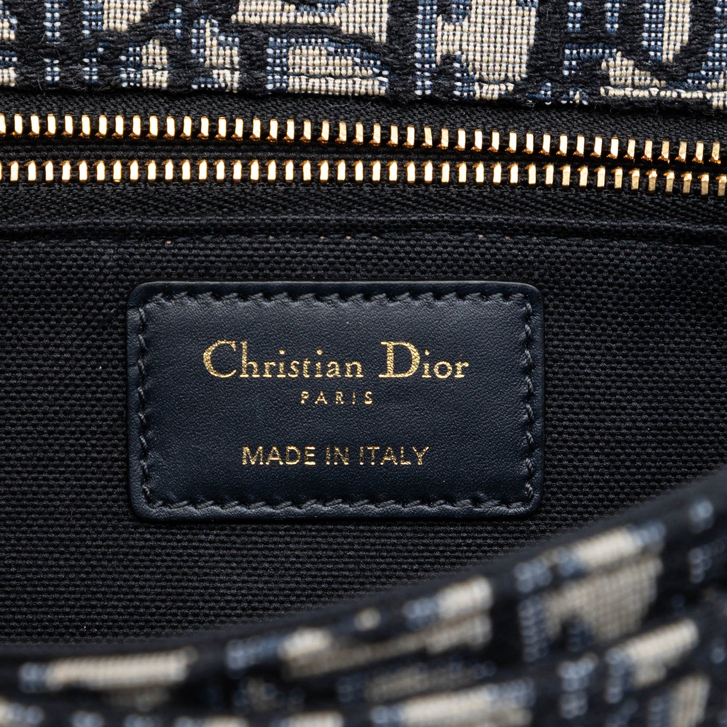 Dior Oblique Canvas 30 Montaigne Clutch With Chain