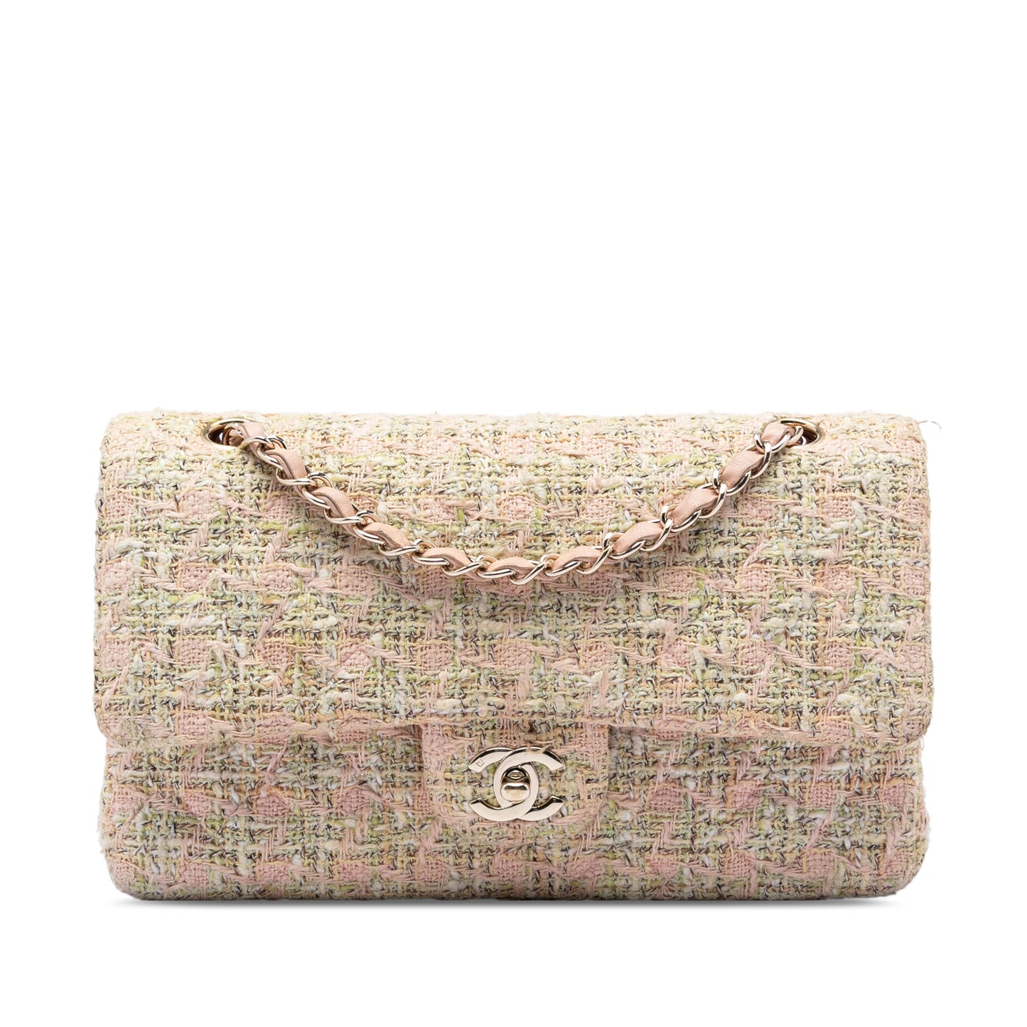 Chanel Medium Classic Tweed Double Flap