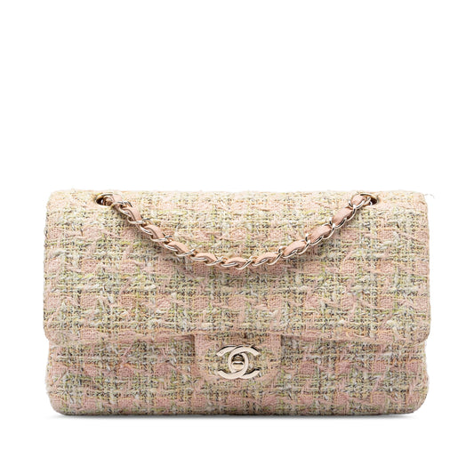 Chanel Medium Classic Tweed Double Flap