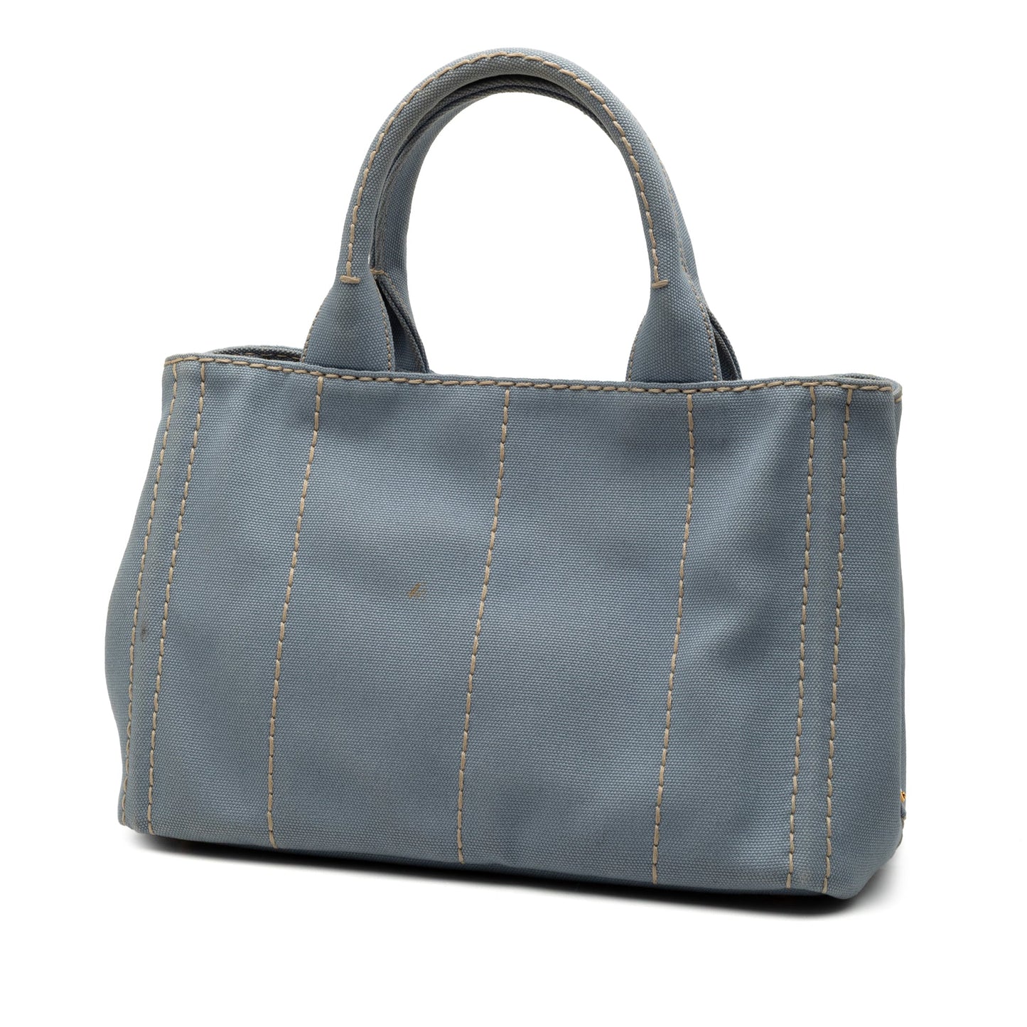 Prada Small Canvas Canapa Logo Satchel