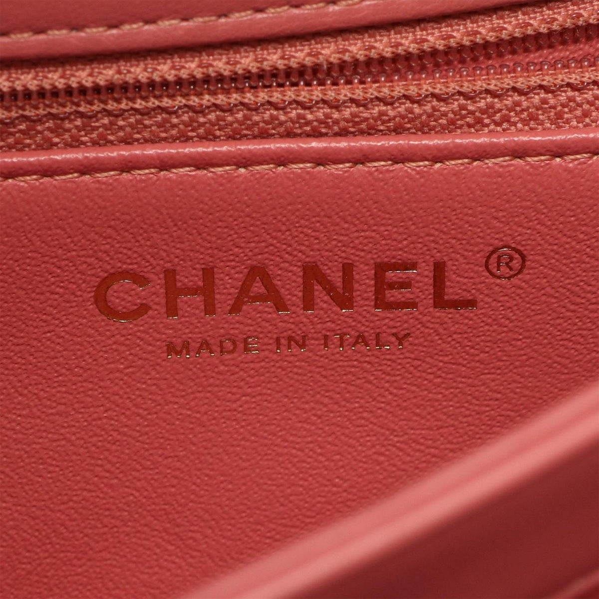 Chanel Chevron Lambskin Trendy CC Flap — Pink