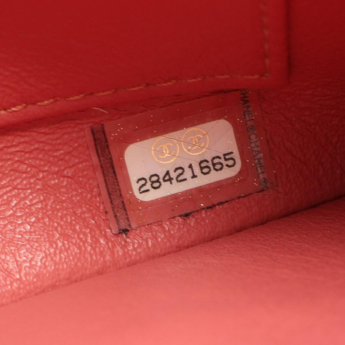 Chanel Chevron Lambskin Trendy CC Flap — Pink