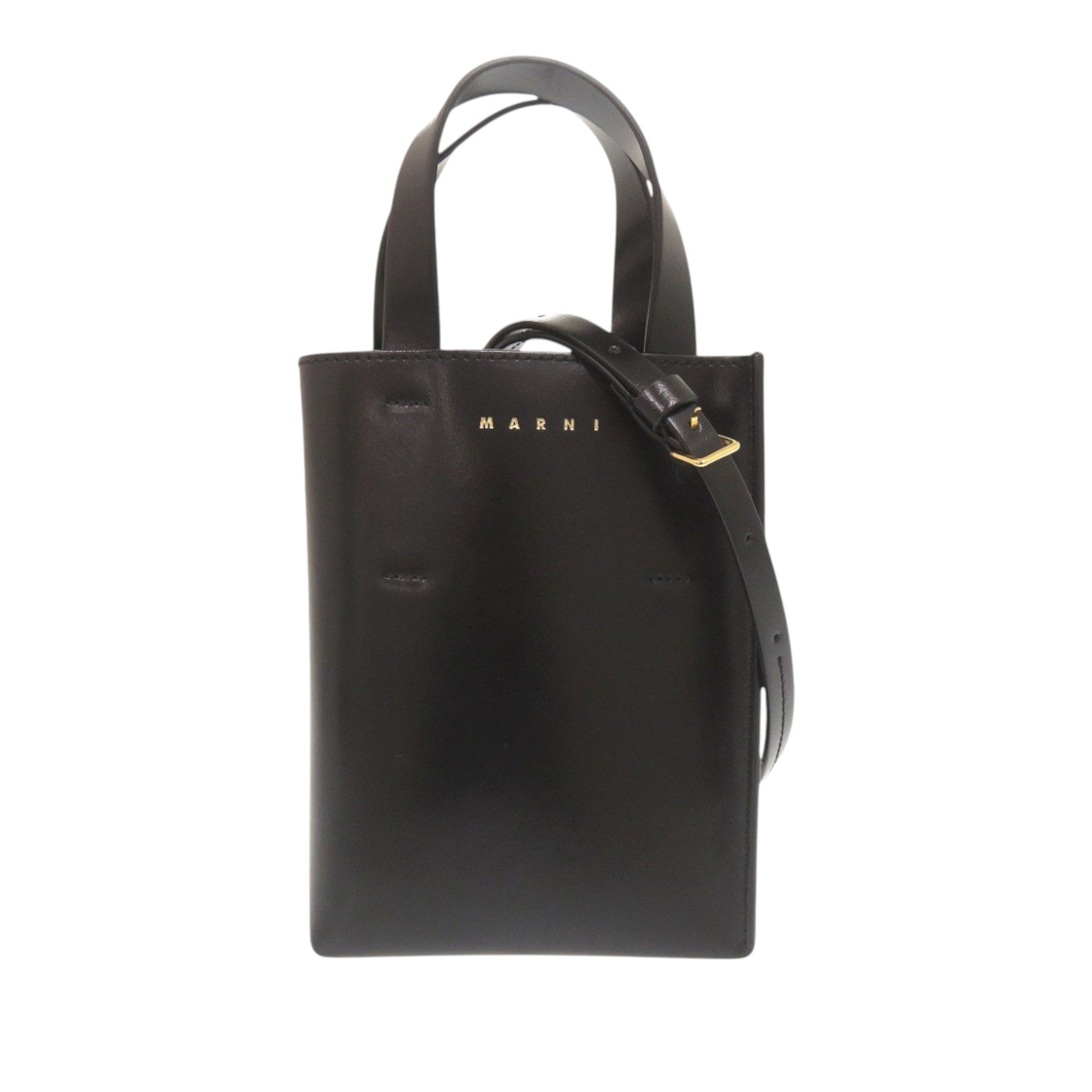 Marni Nano Leather Museo Satchel