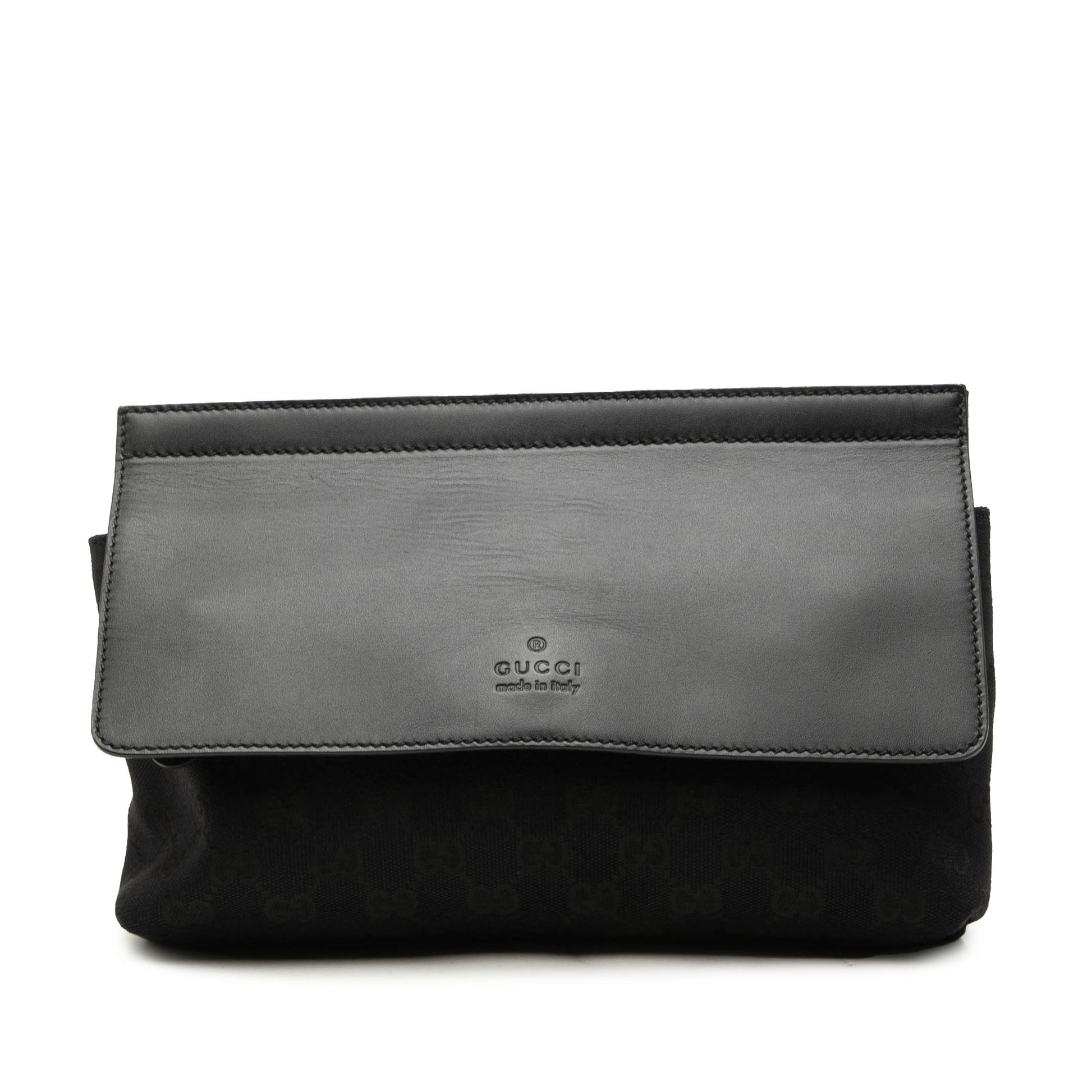 Gucci GG Canvas and Leather Web Belt Bag