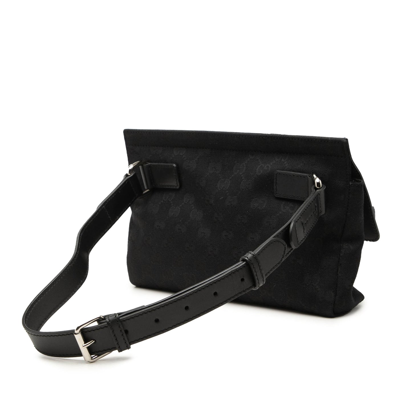 Gucci GG Canvas and Leather Web Belt Bag